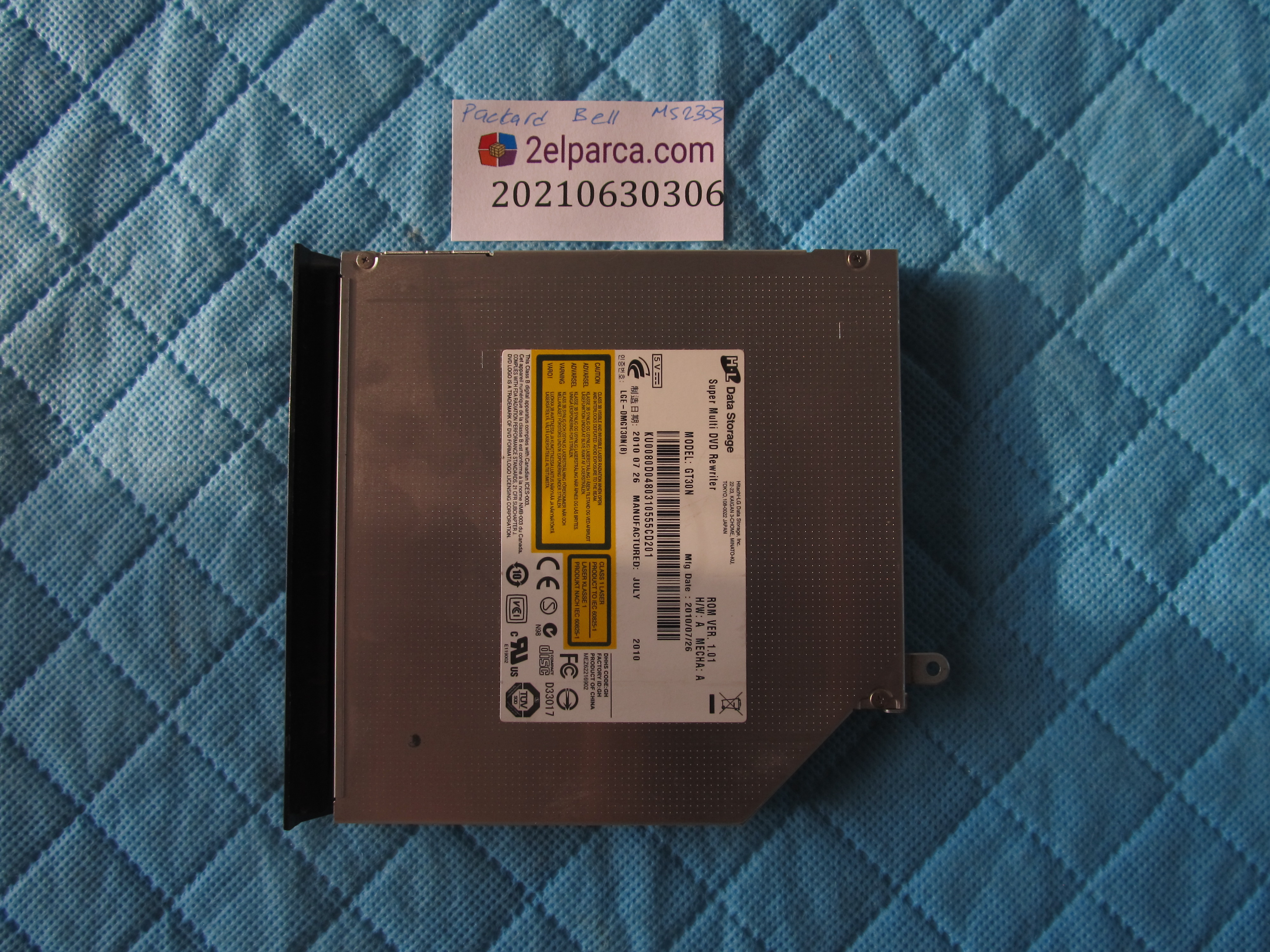 PACKARD BELL Packard bell ms2303 dvd küçük görsel 2