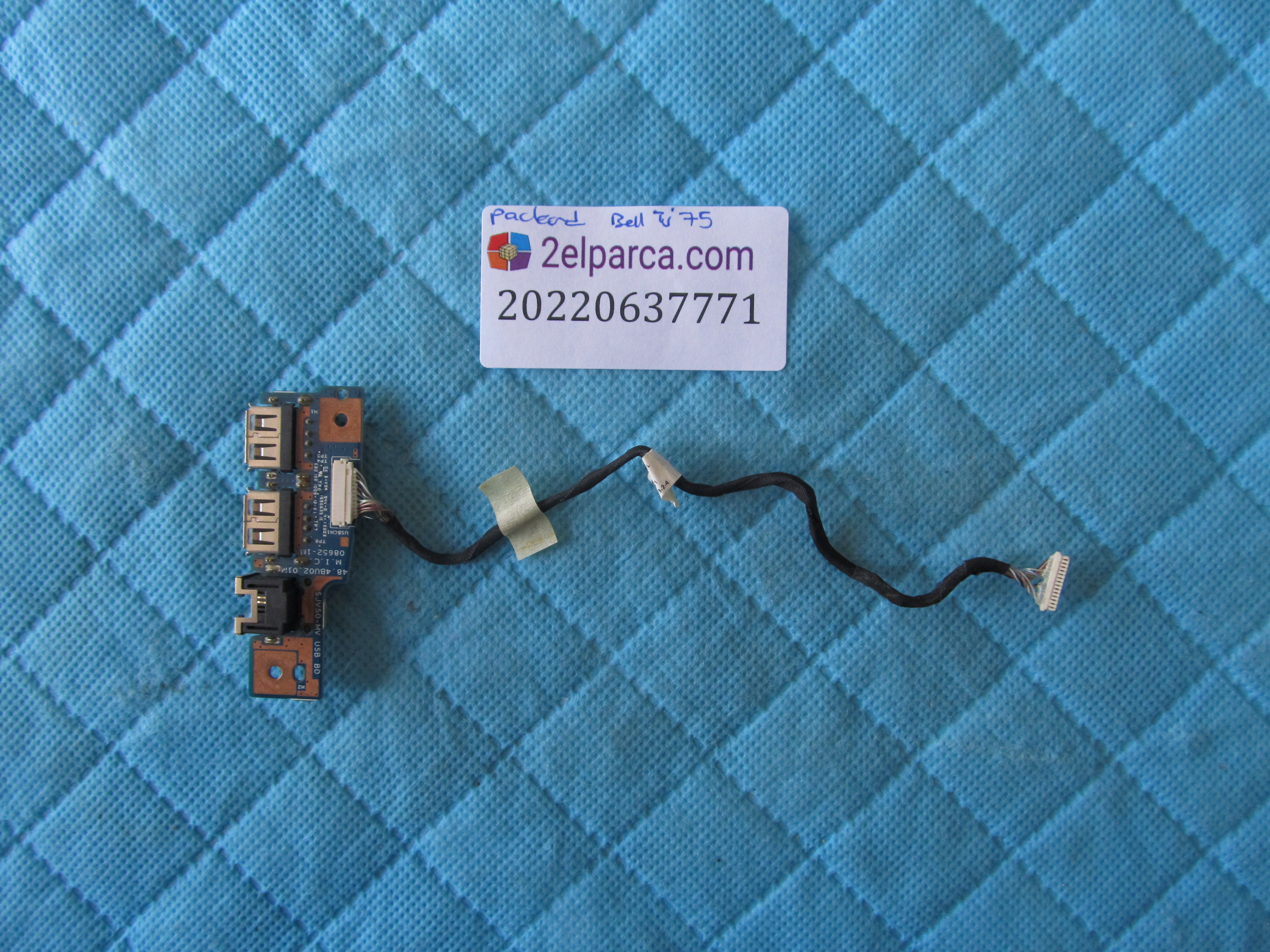 PACKARD BELL Packard bell tj75 usb port kablo ve ethernet orjinal ürün küçük görsel 2