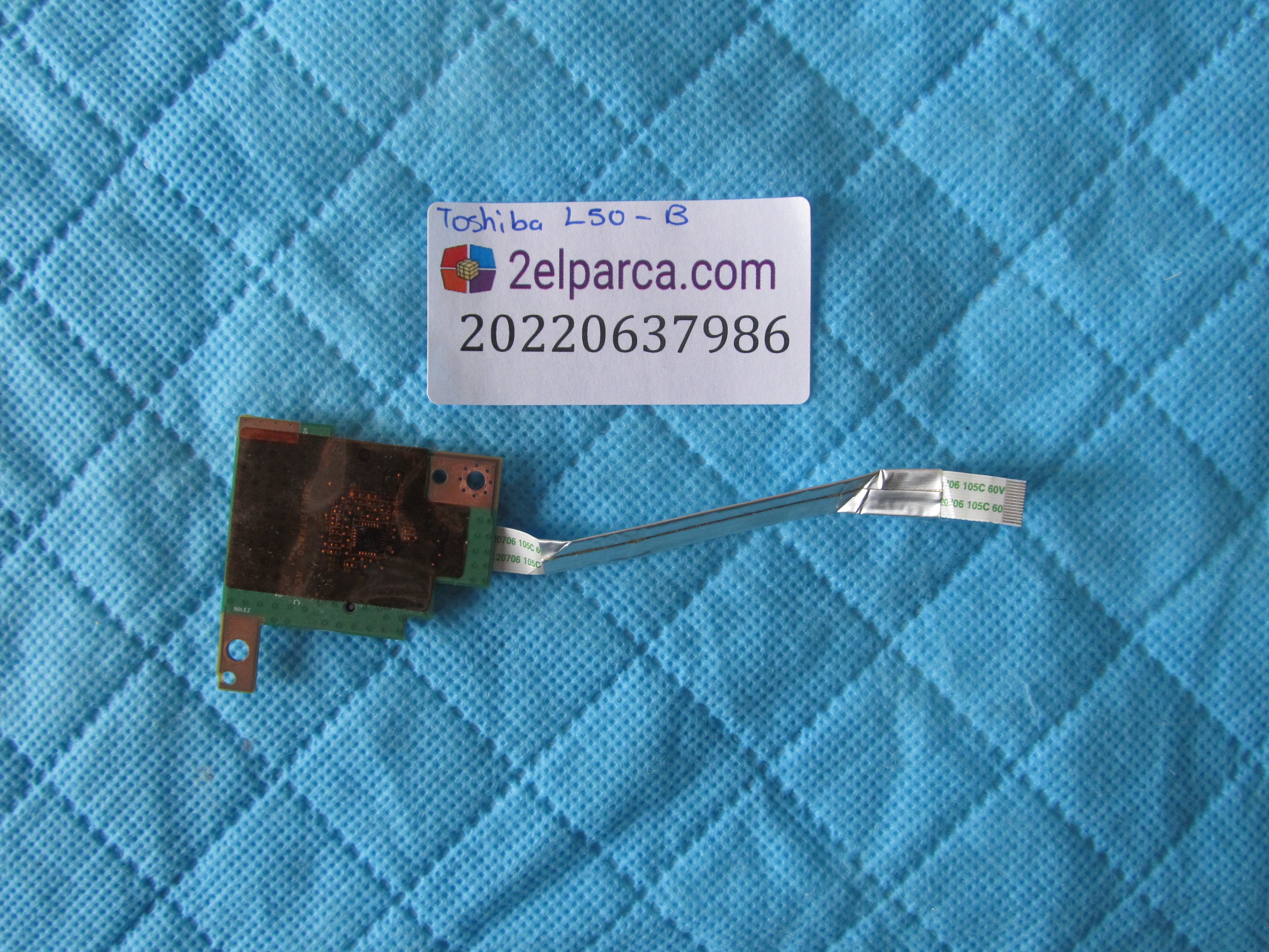TOSHİBA Toshiba l50-b kart okuyucu board flex dahil orjinal ürün küçük görsel 2