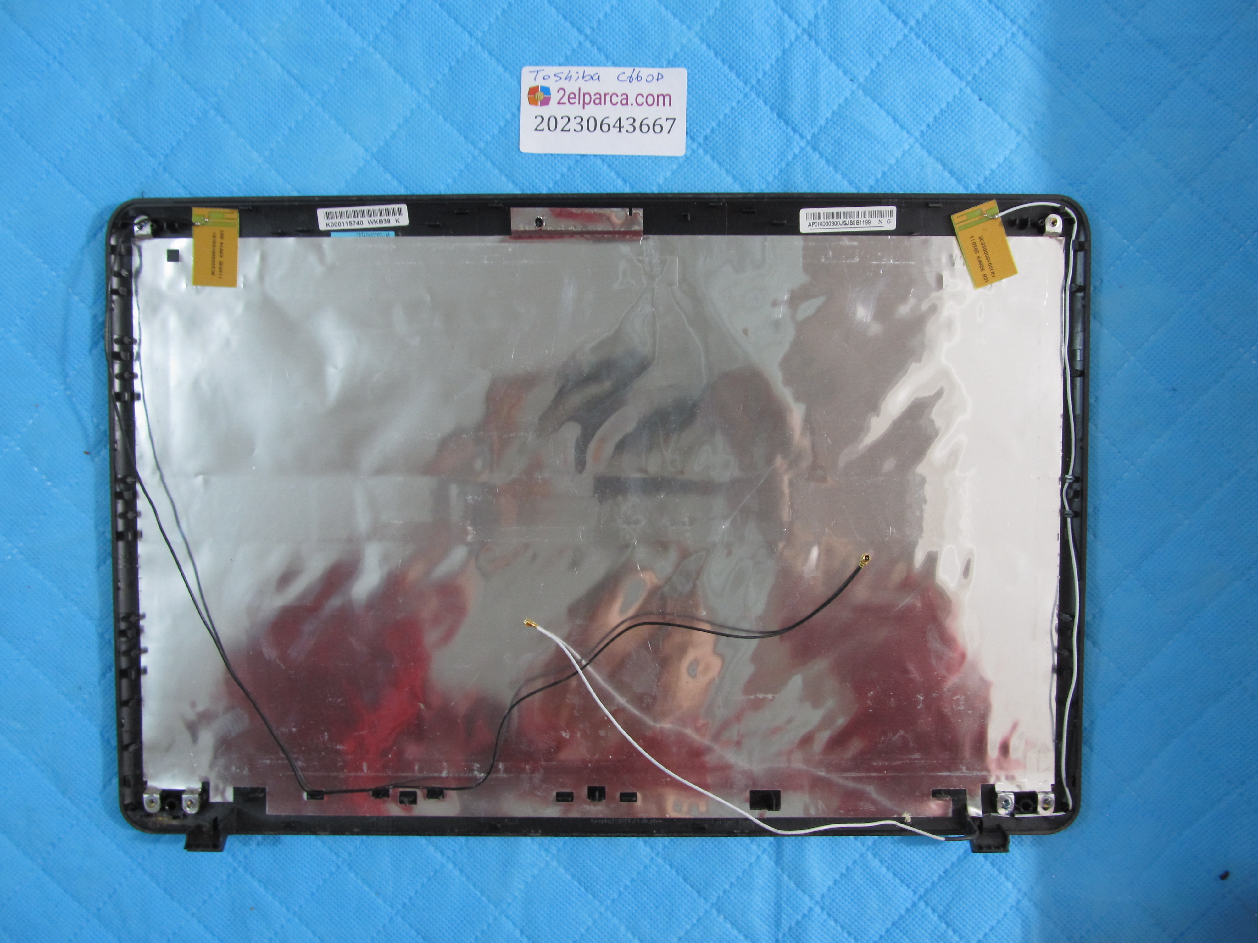 TOSHİBA Toshiba satellite c660d arka kapak lcd back cover orjinal ürün küçük görsel 2