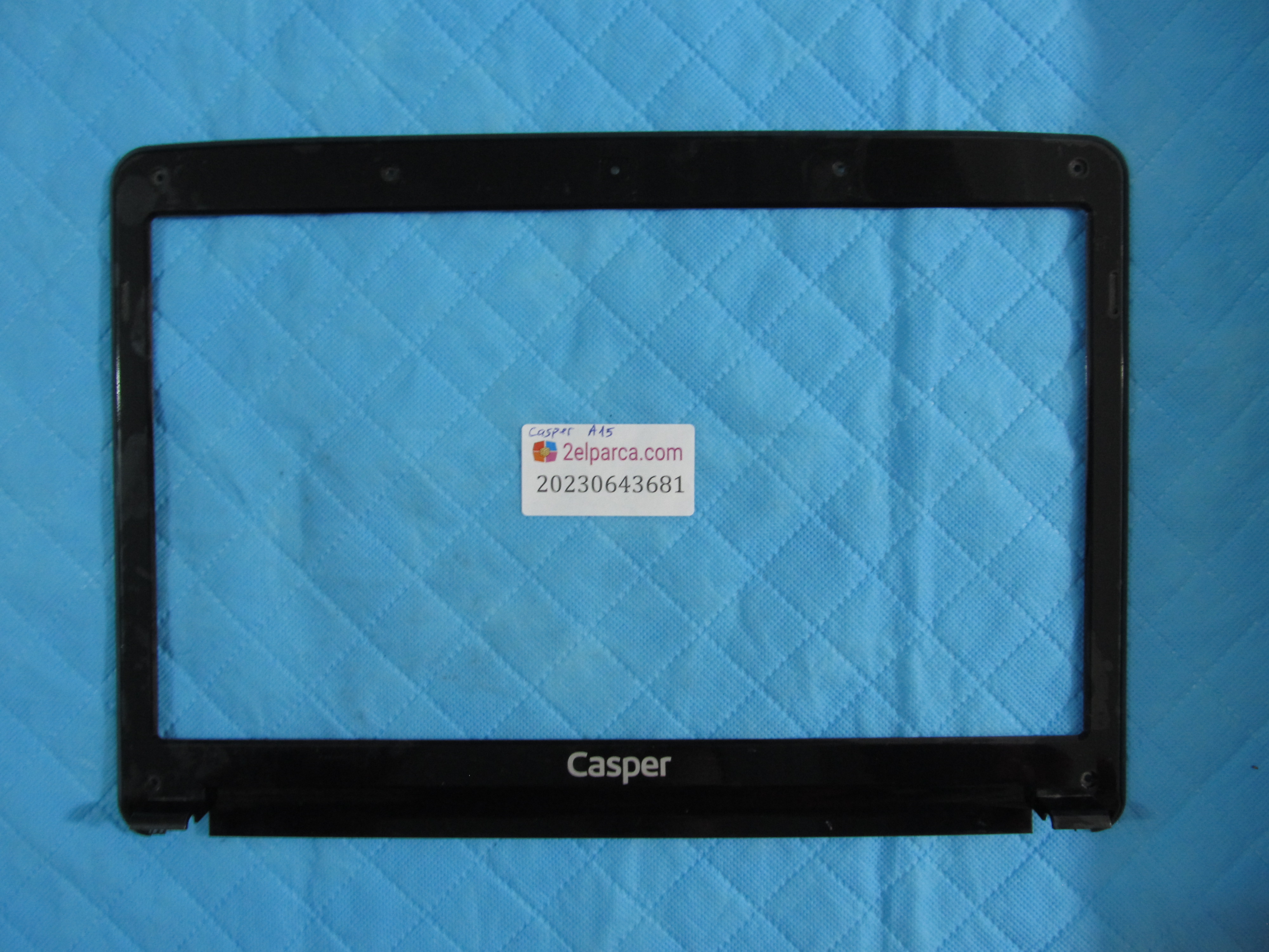 Casper a15 ekran ön çerçeve lcd bezel orjinal ürün