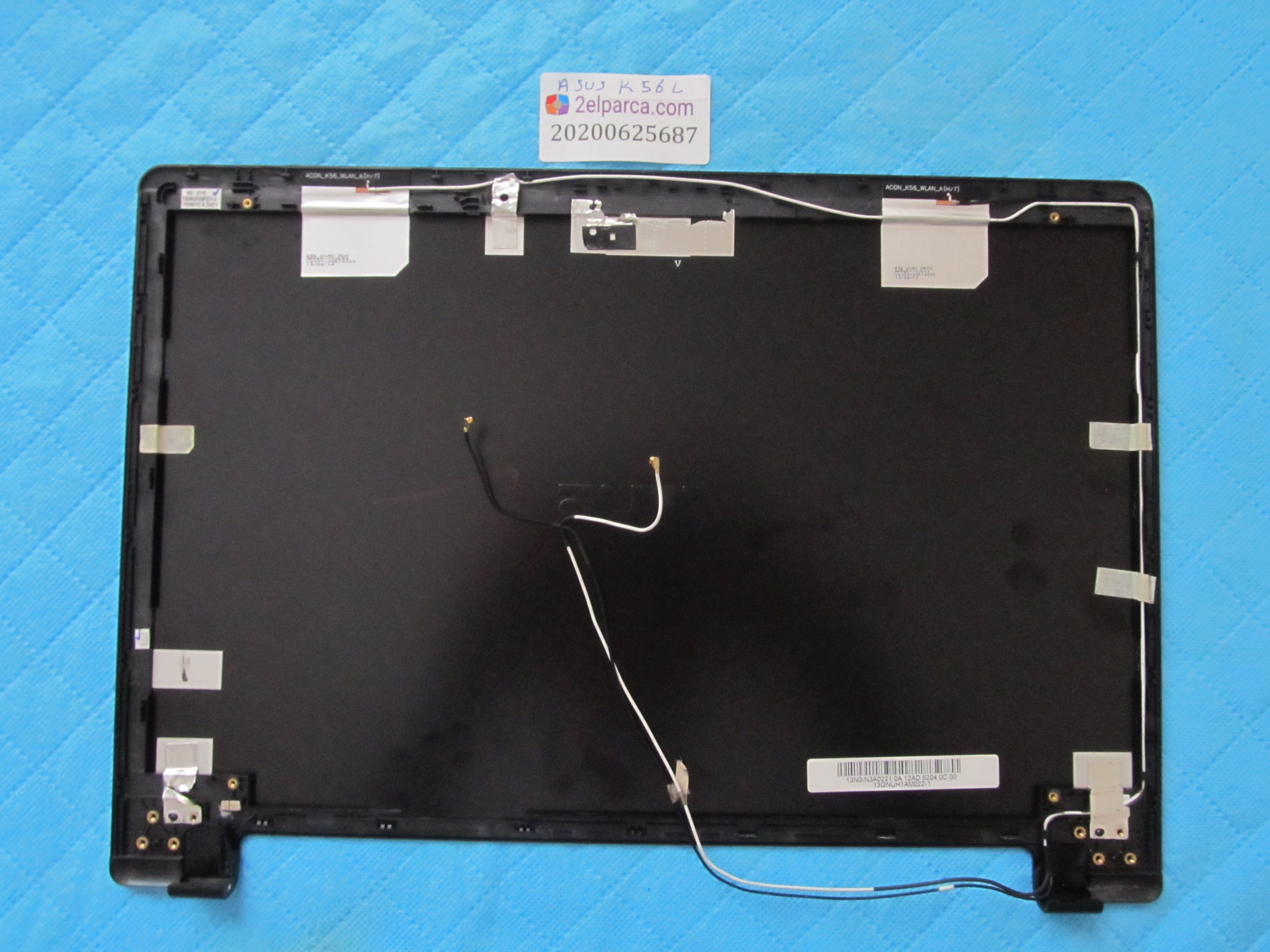 ASUS Asus k56 arka kapak lcd back cover temiz orjinal ürün küçük görsel 2