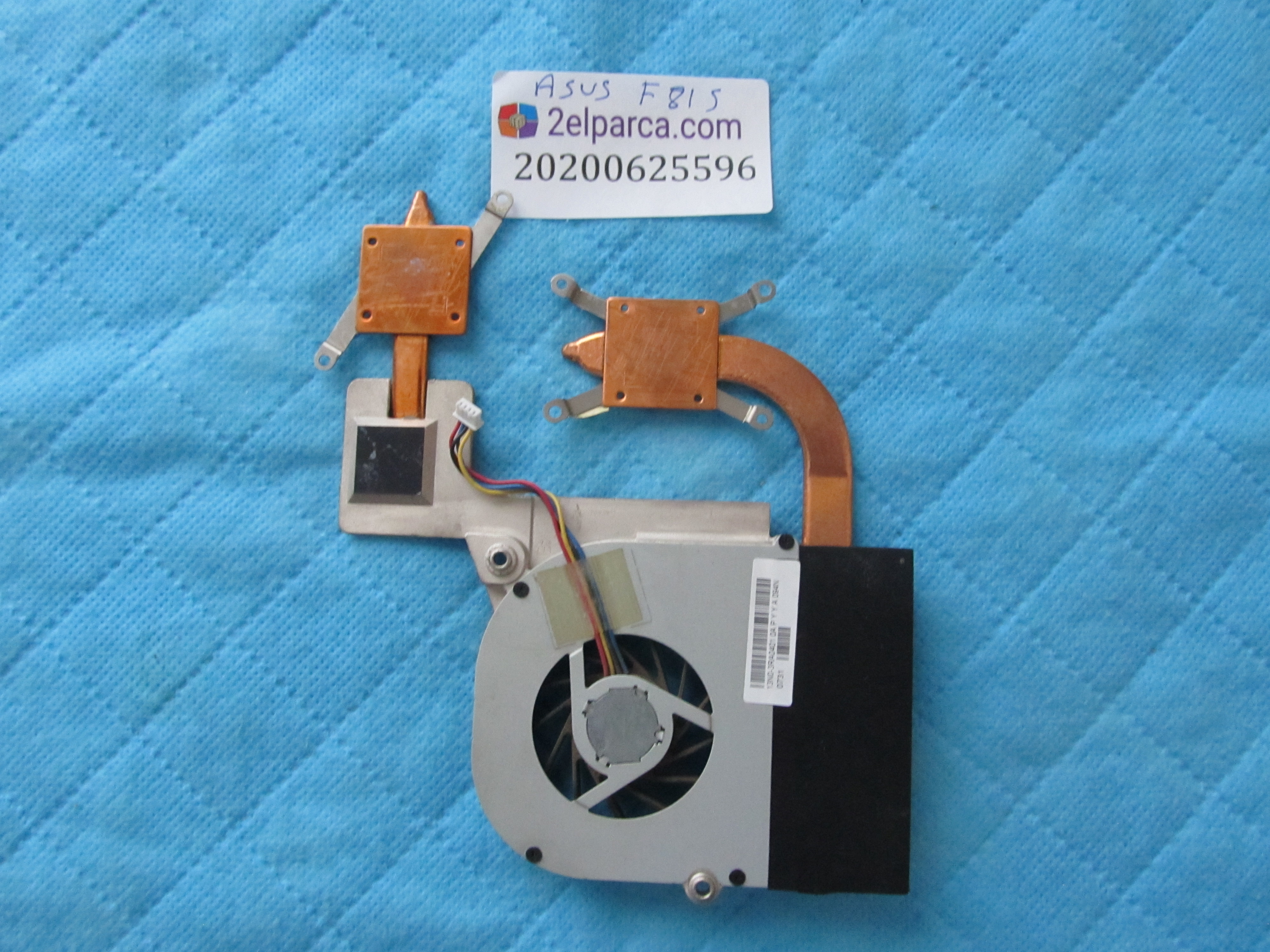ASUS Asus f81s fan bakir soğutucu (heatsink) küçük görsel 2