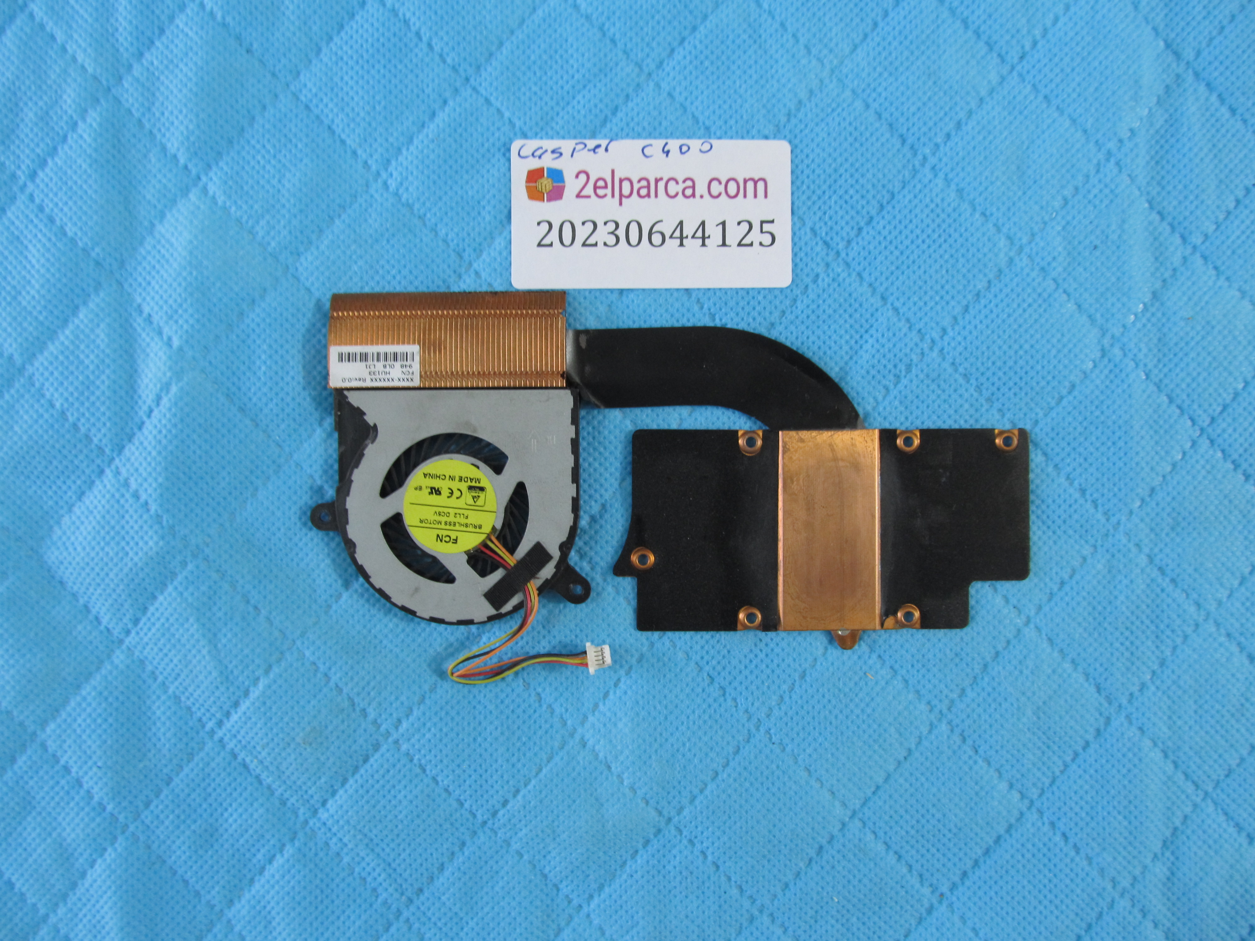 CASPER Casper c400 fan soğutucu bakir (heatsink) orjinal ürün küçük görsel 2