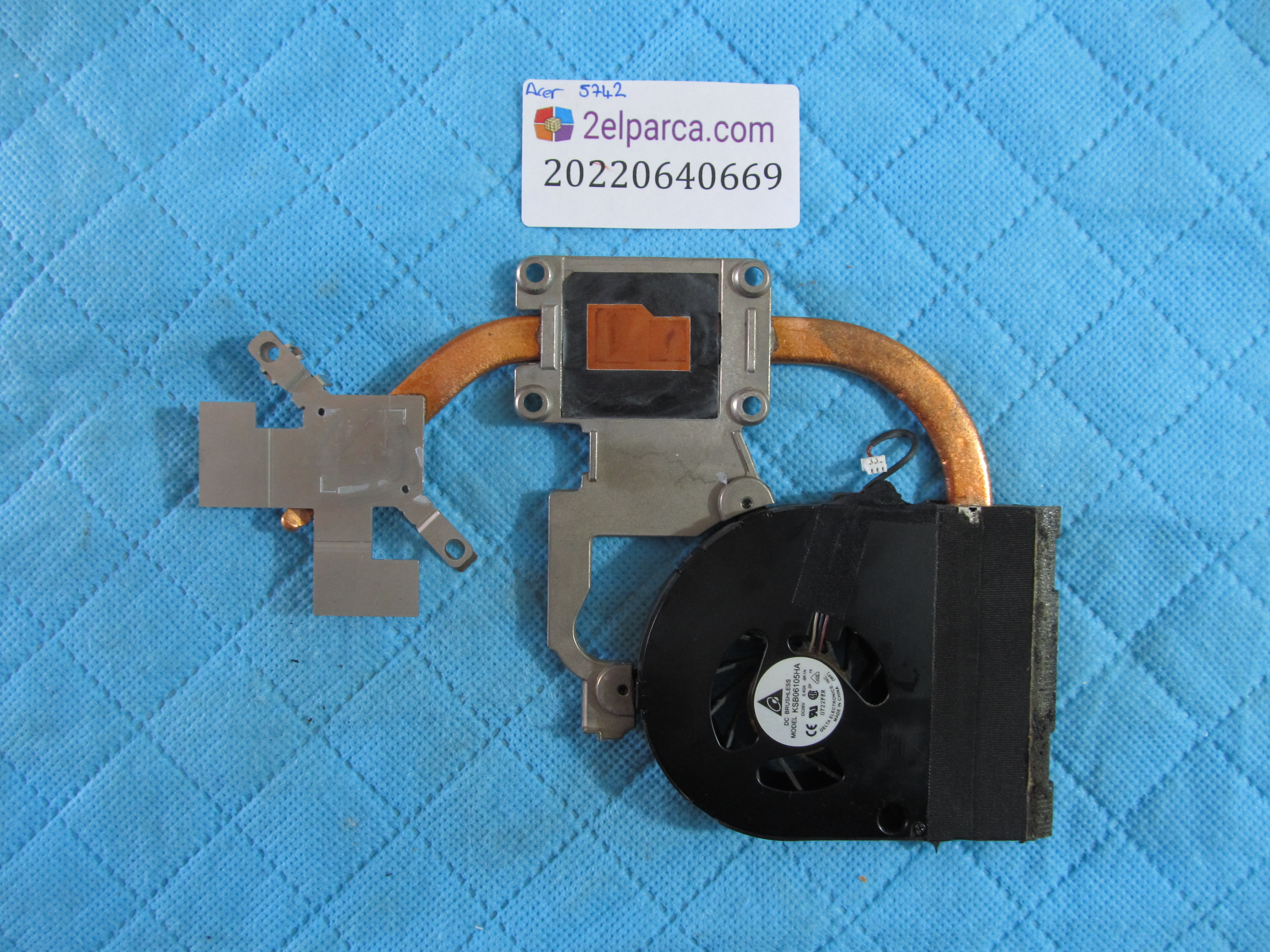ACER Acer 5742 fan bakir soğutucu (heatsink) orjinal ürün küçük görsel 2