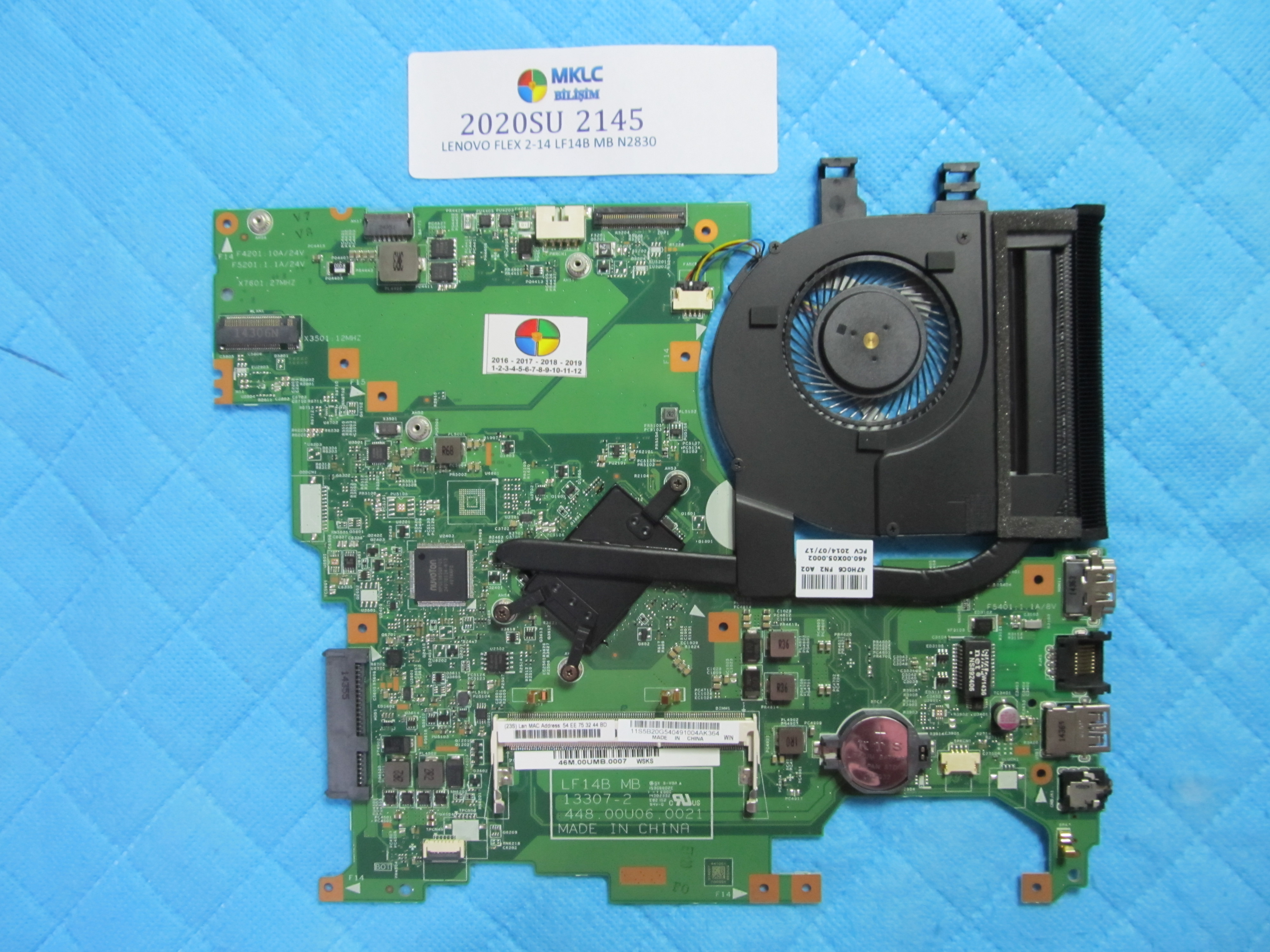 Lenovo flex 2-14 anakart lf14b anakart