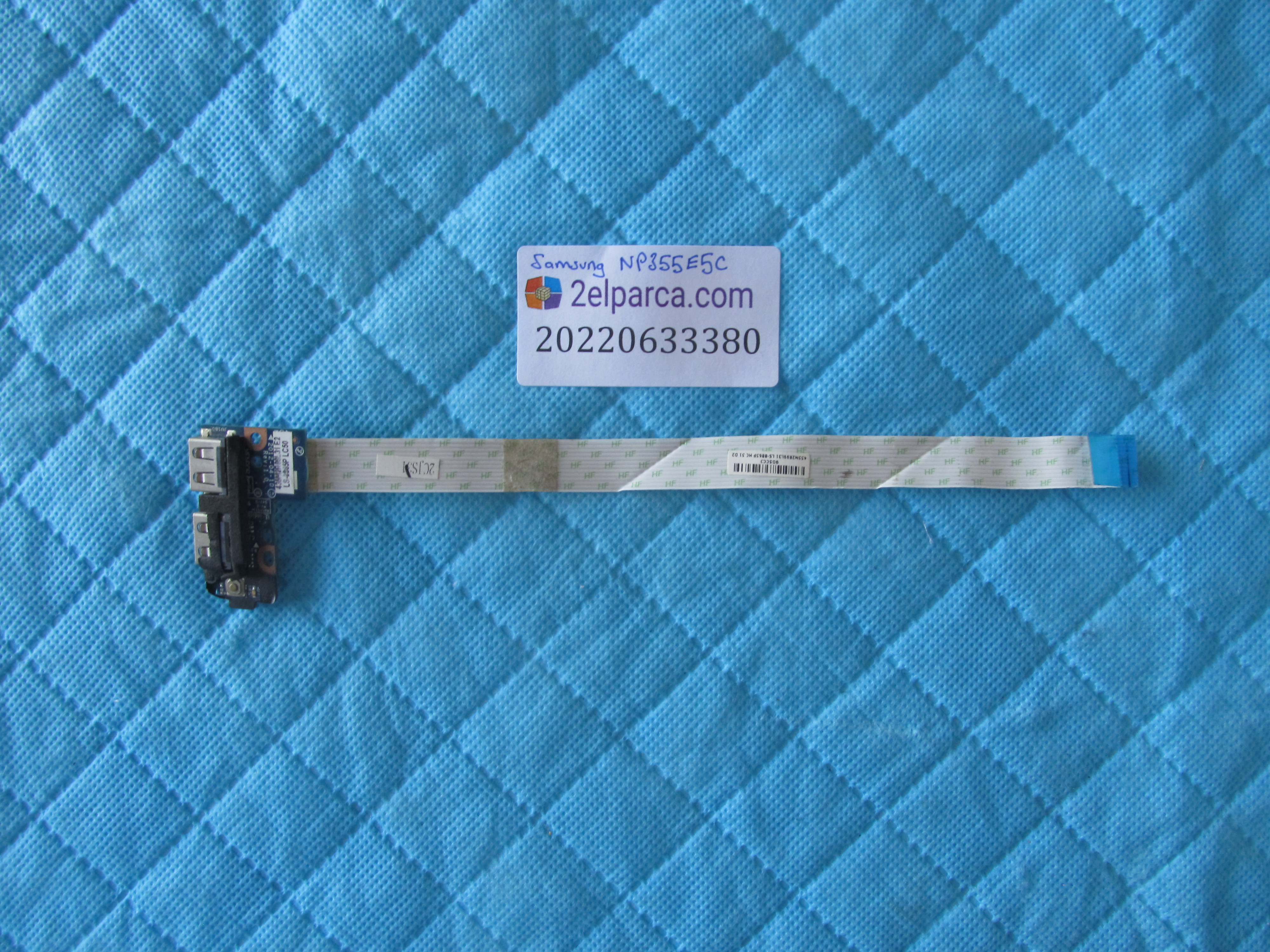SAMSUNG Samsung np355 usb port tetik karti flex dahil orjinal ürün küçük görsel 2