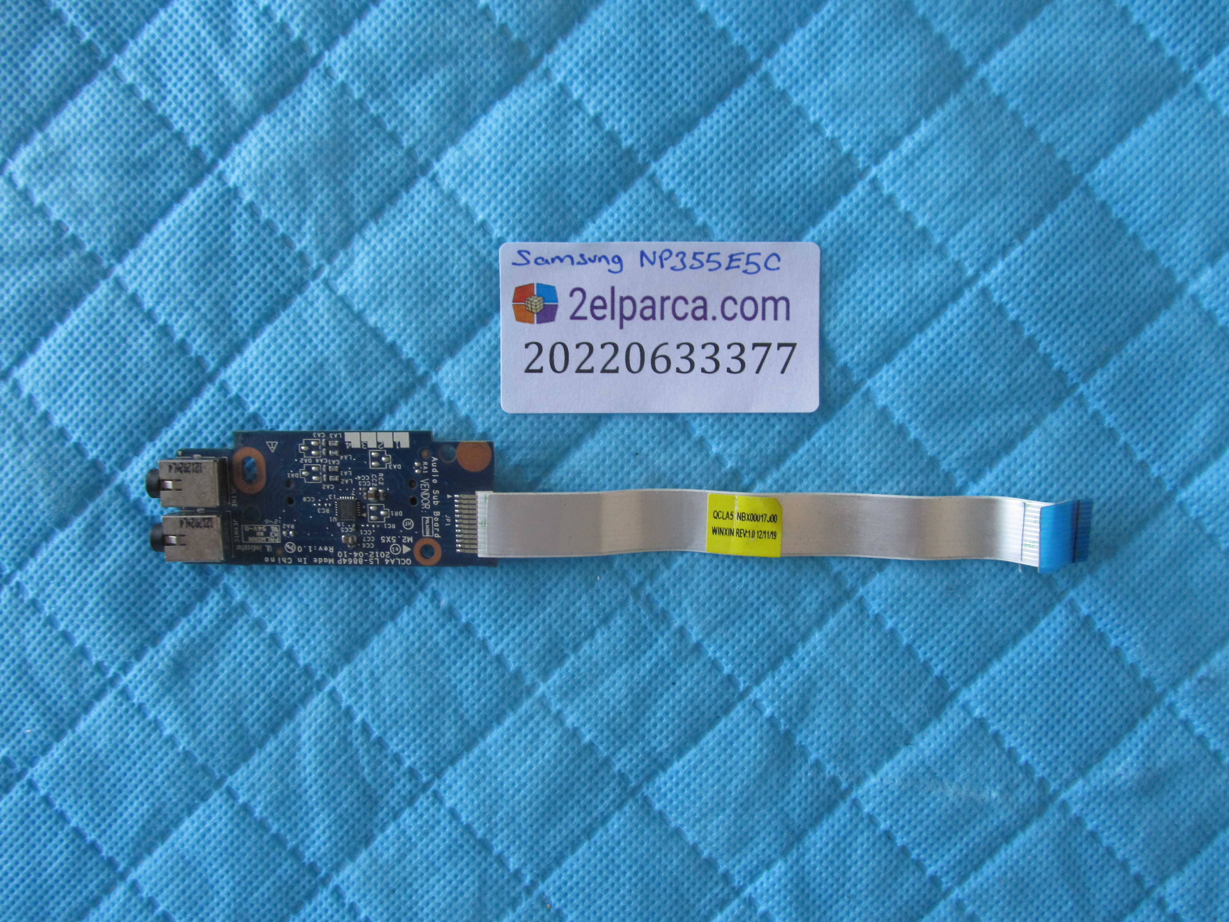 SAMSUNG Samsung np355 ses karti flex dahil orjinal ürün küçük görsel 2