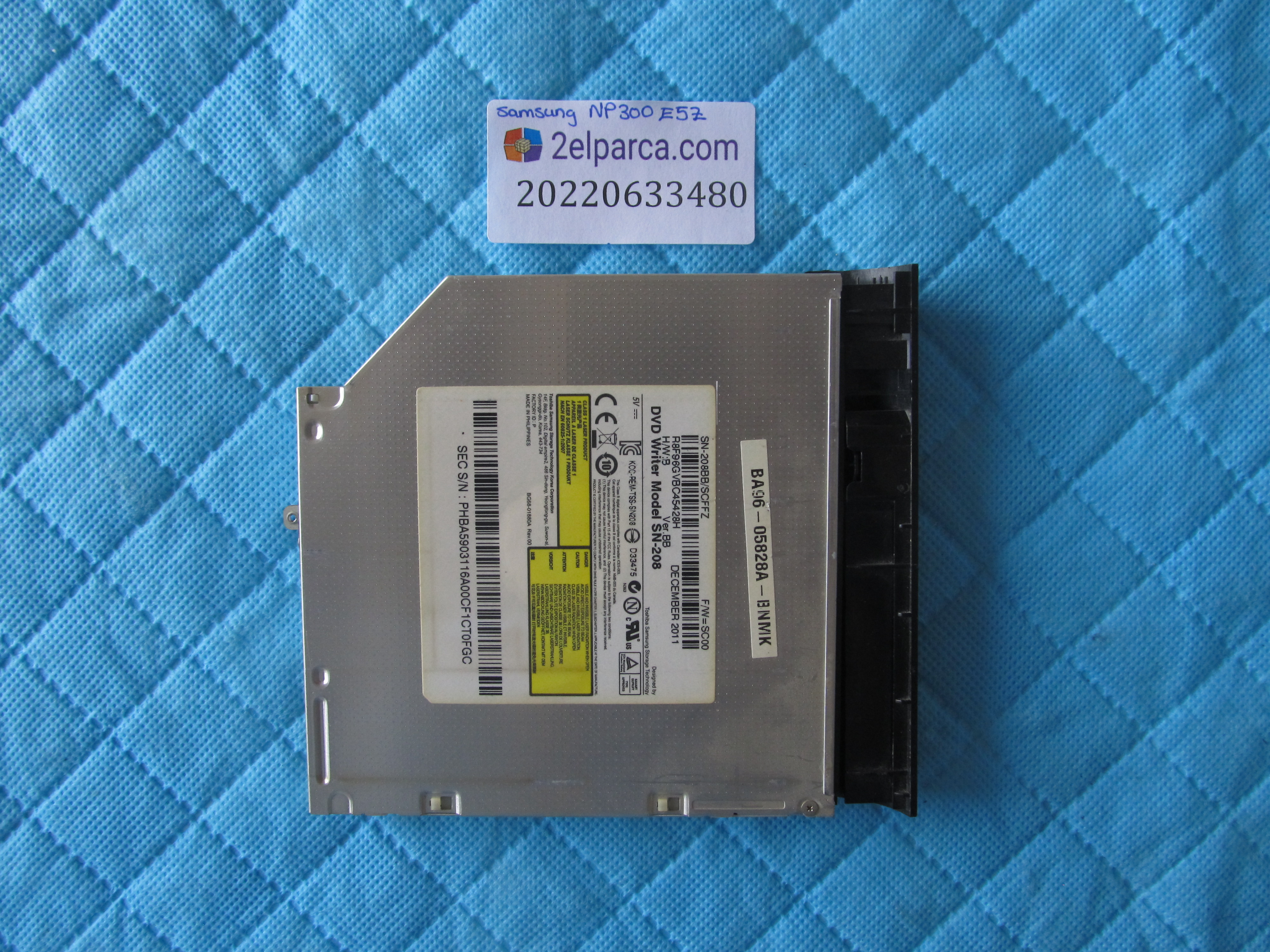 SAMSUNG Samsung np300e dvd yazici orjinal ürün küçük görsel 2