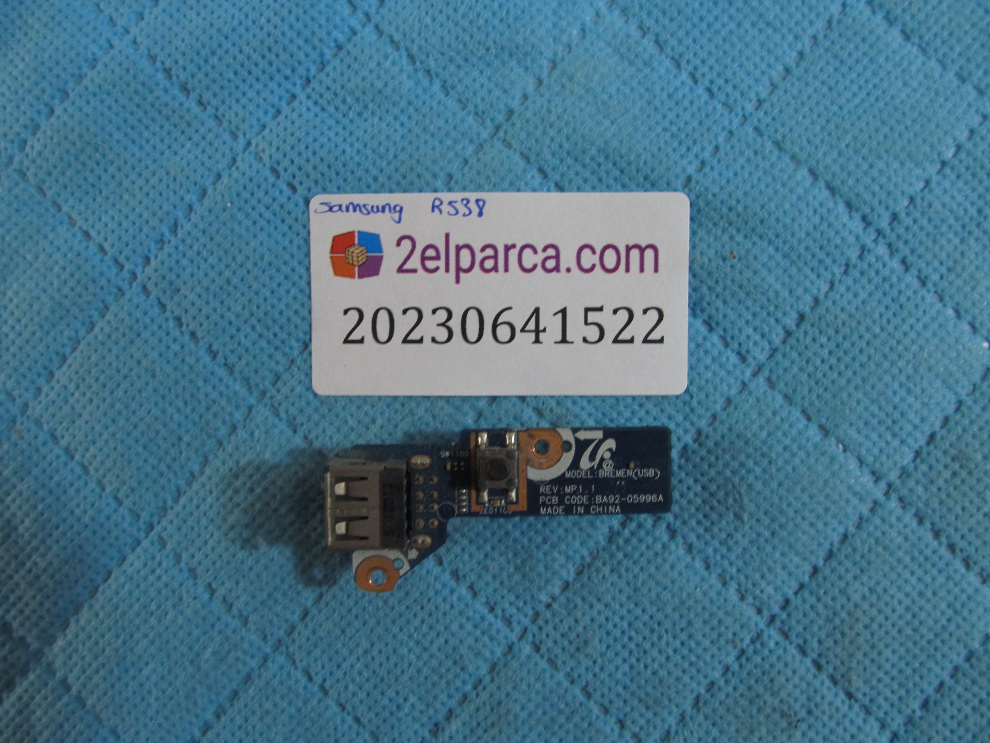 SAMSUNG Samsung r538 tetik karti ve usb board orjinal ürün küçük görsel 2