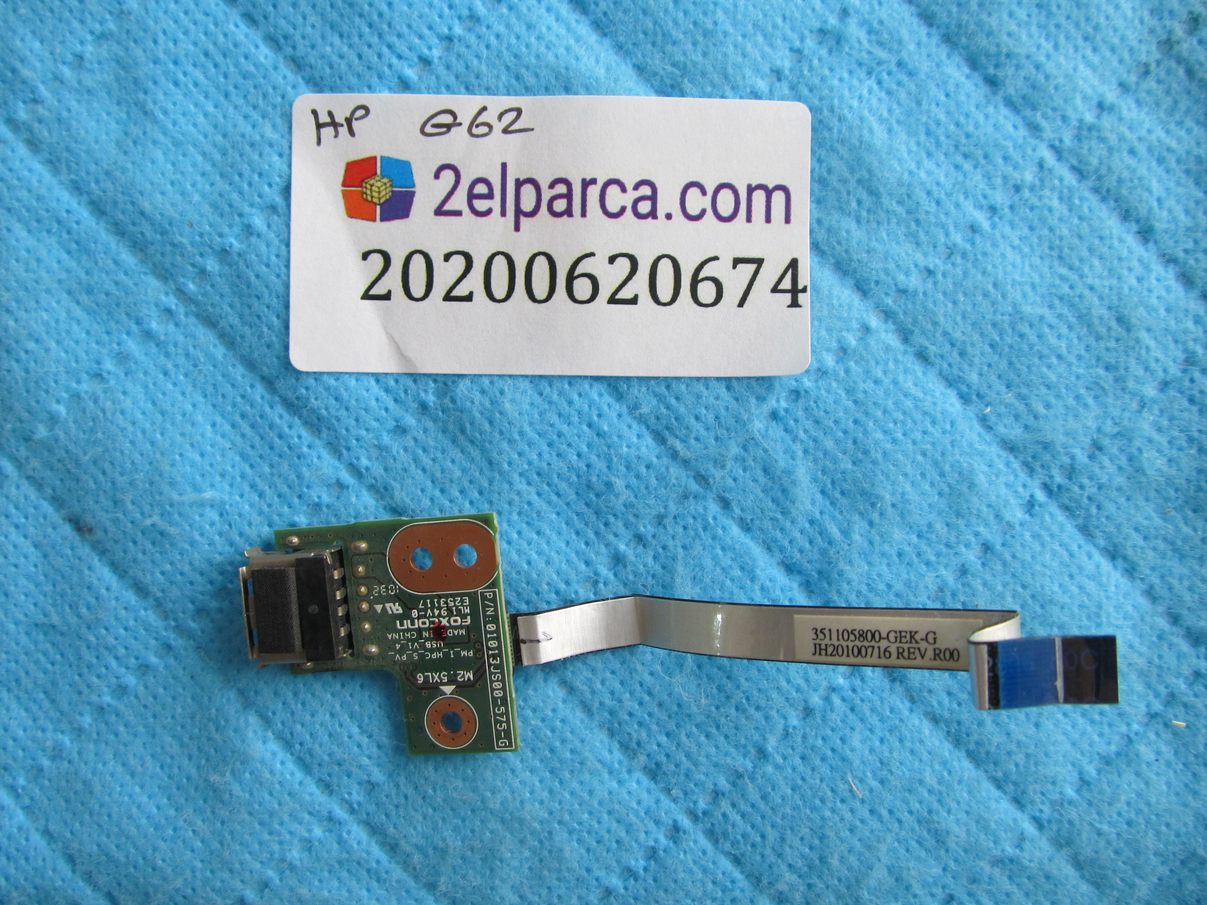 Hp g62 usb port flex orjinal ürün