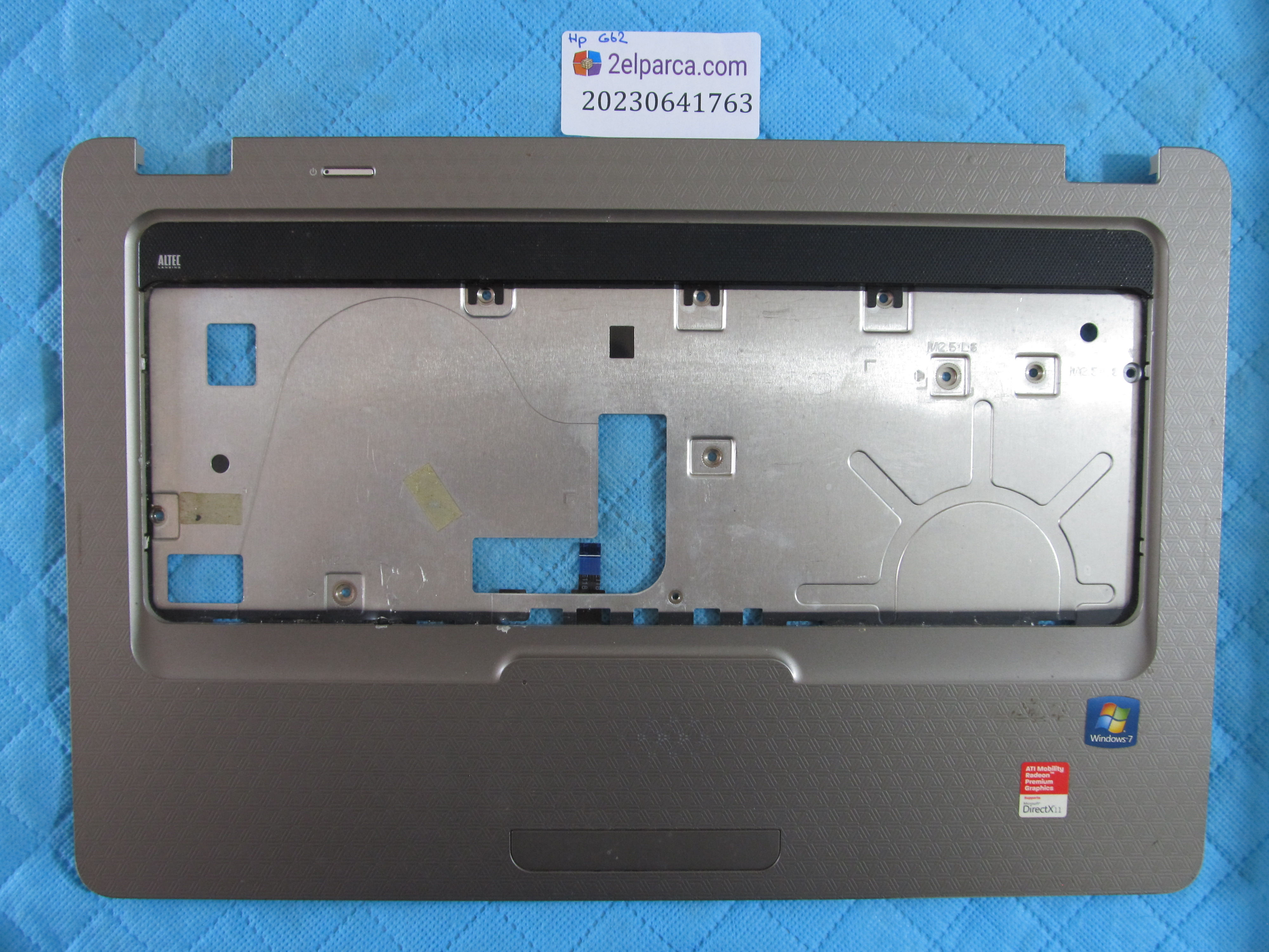 Hp g62 üst kasa klavye kasasi orjinal ürün