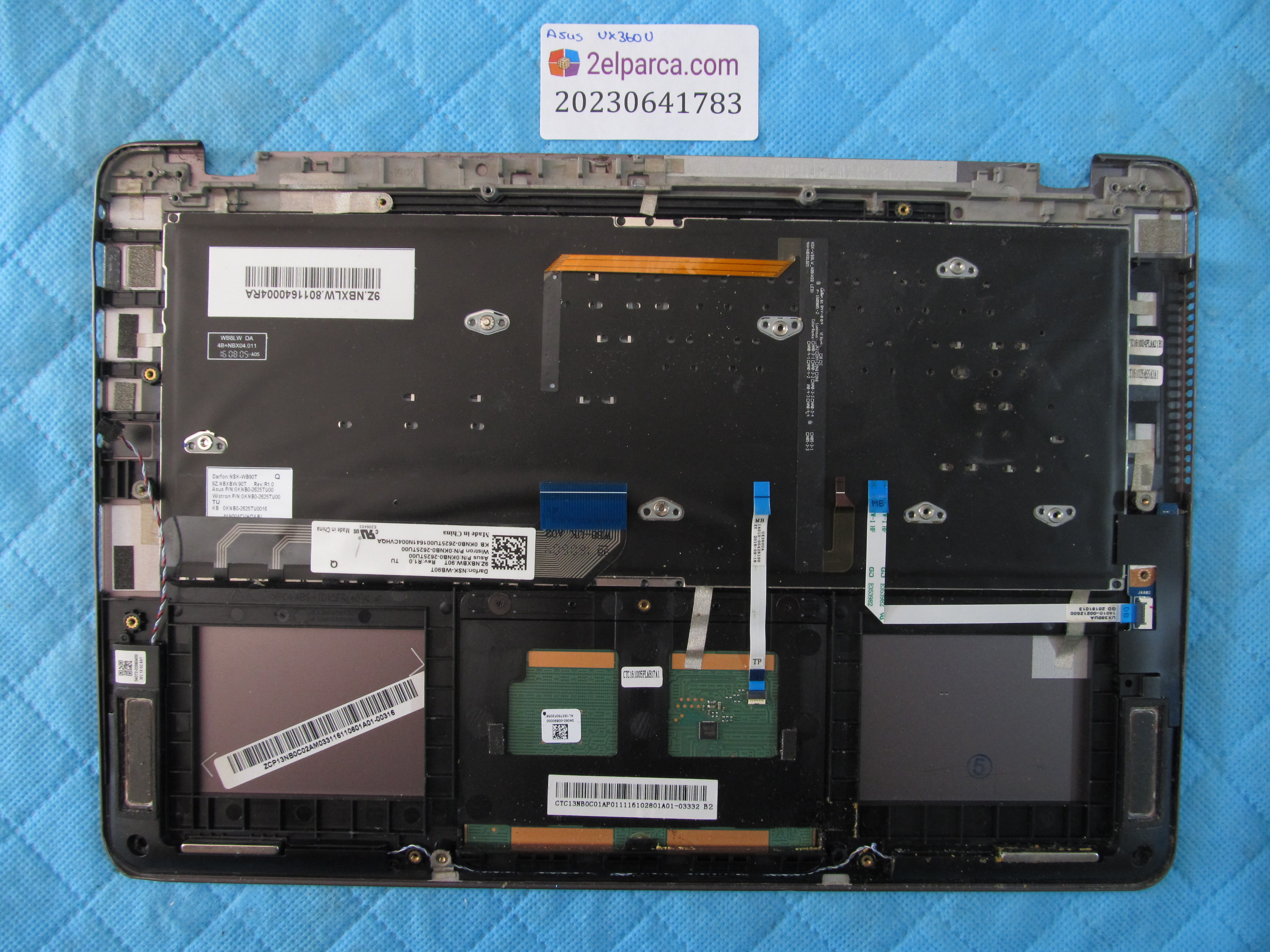 ASUS Asus ux360 üst kasa klavye kasa klavye dahil full set testli orjinal ürün küçük görsel 2