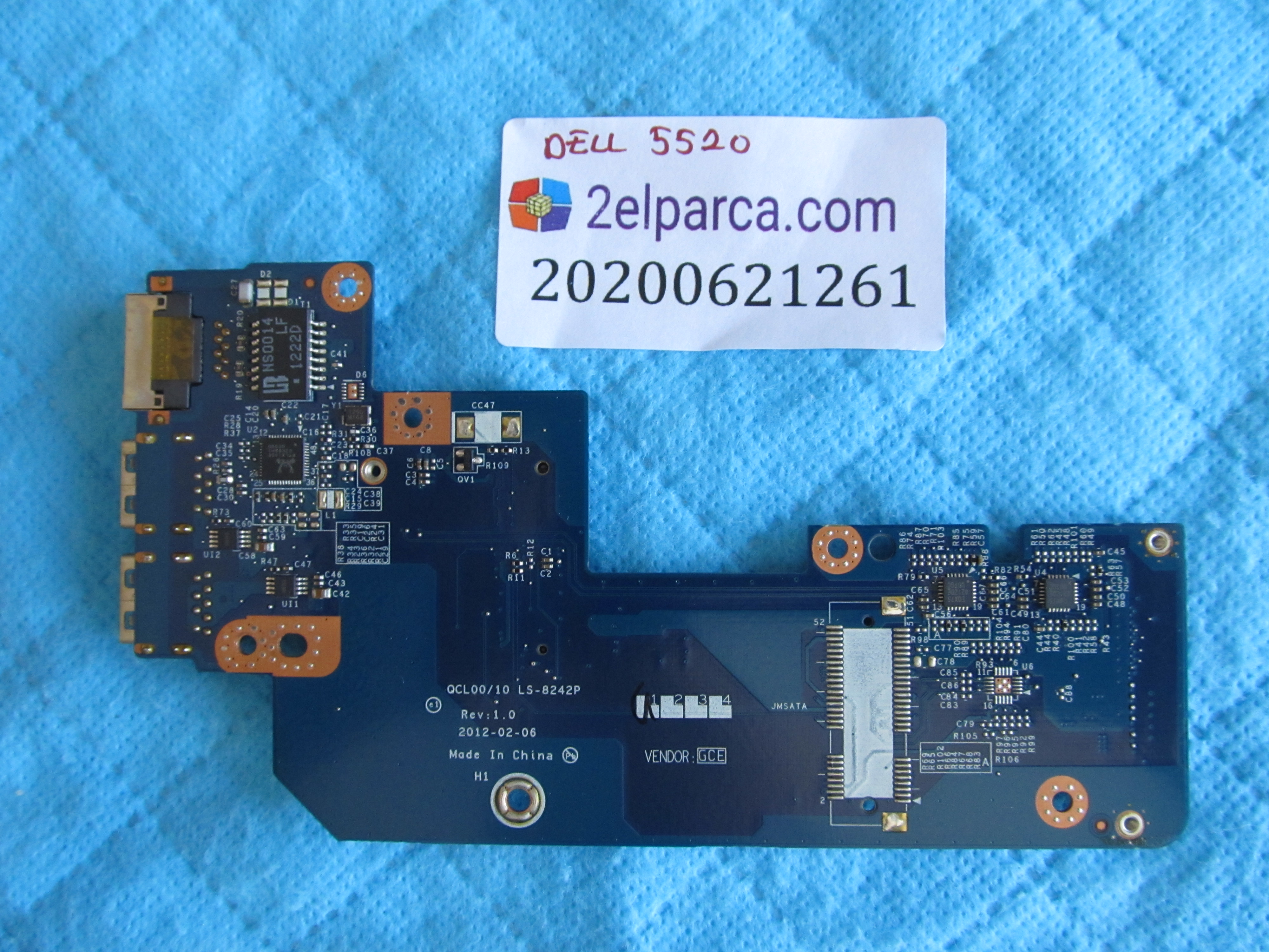 DELL Dell 5520 ls-8242p usb ve ethernet kart orjinal ürün küçük görsel 2