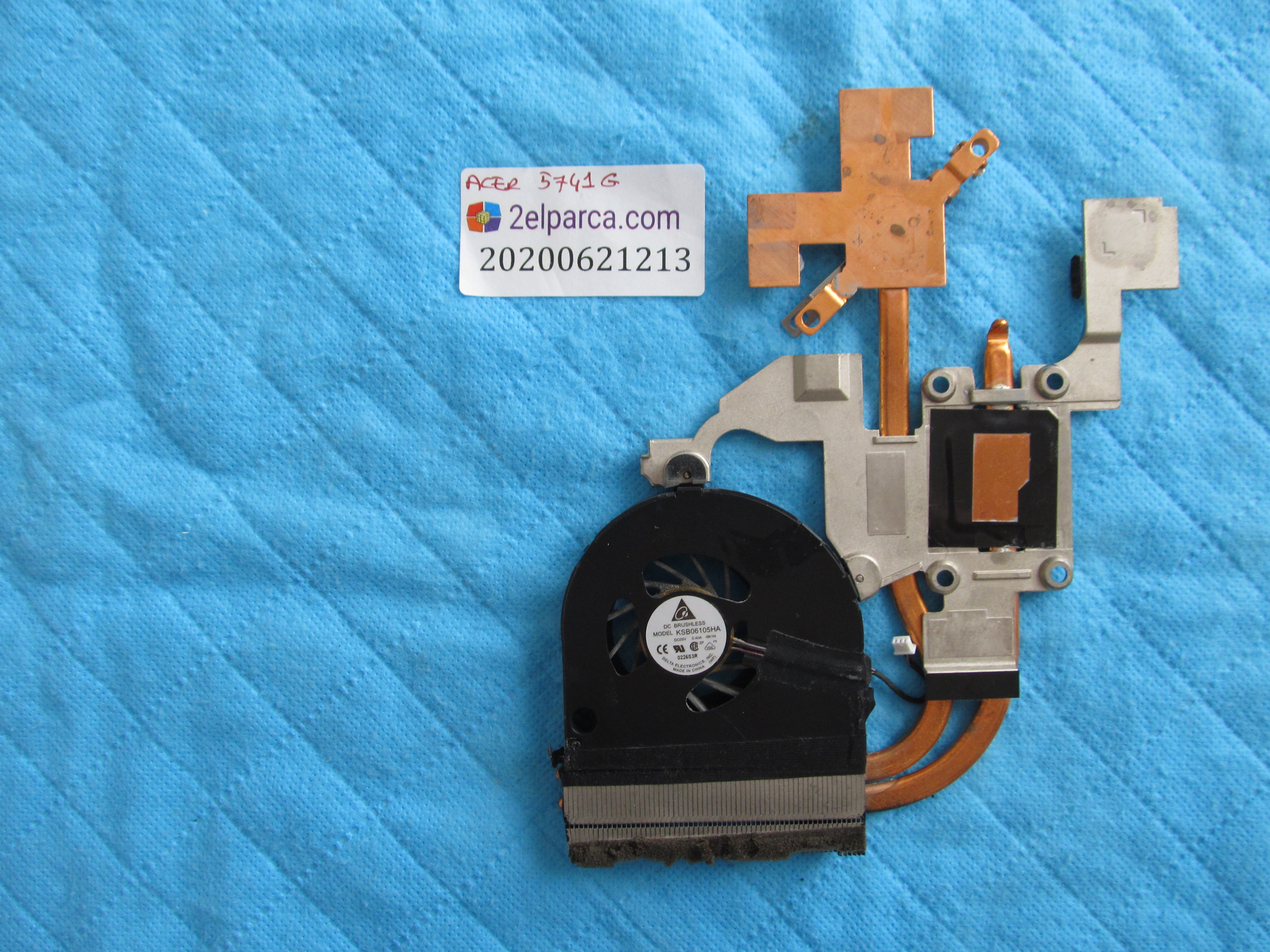 ACER Acer 5741g new71 fan bakir soğutucu (heatsink) orjinal ürün küçük görsel 2