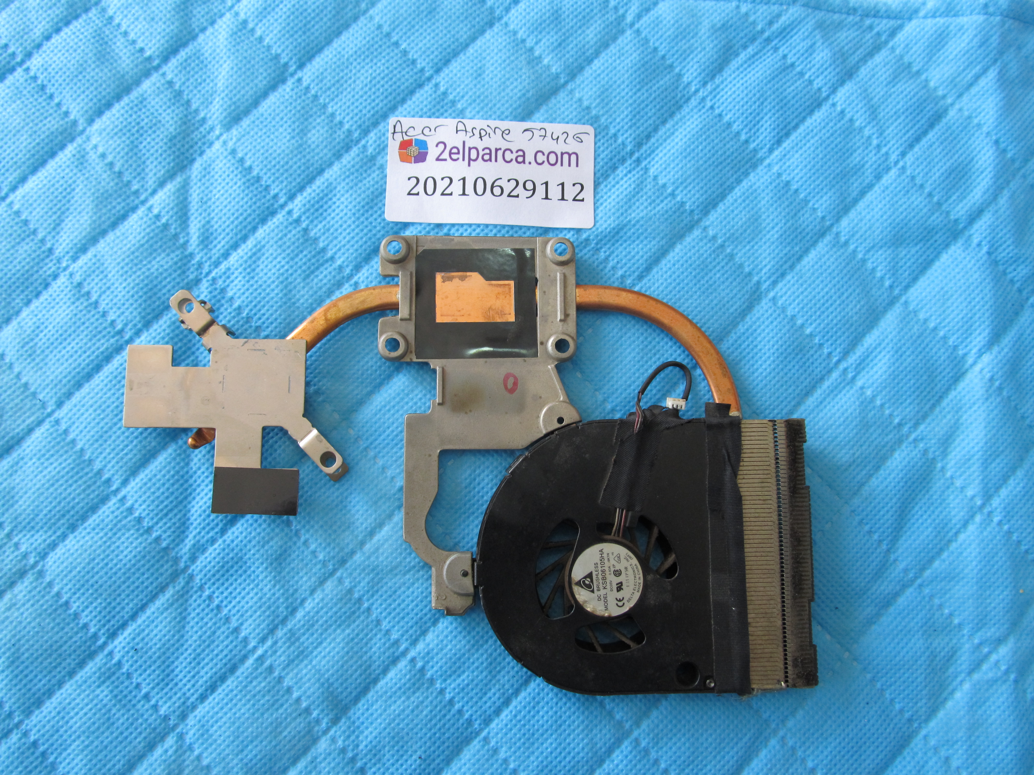 ACER Acer 5742g fan bakir soğutucu (heatsink) küçük görsel 2