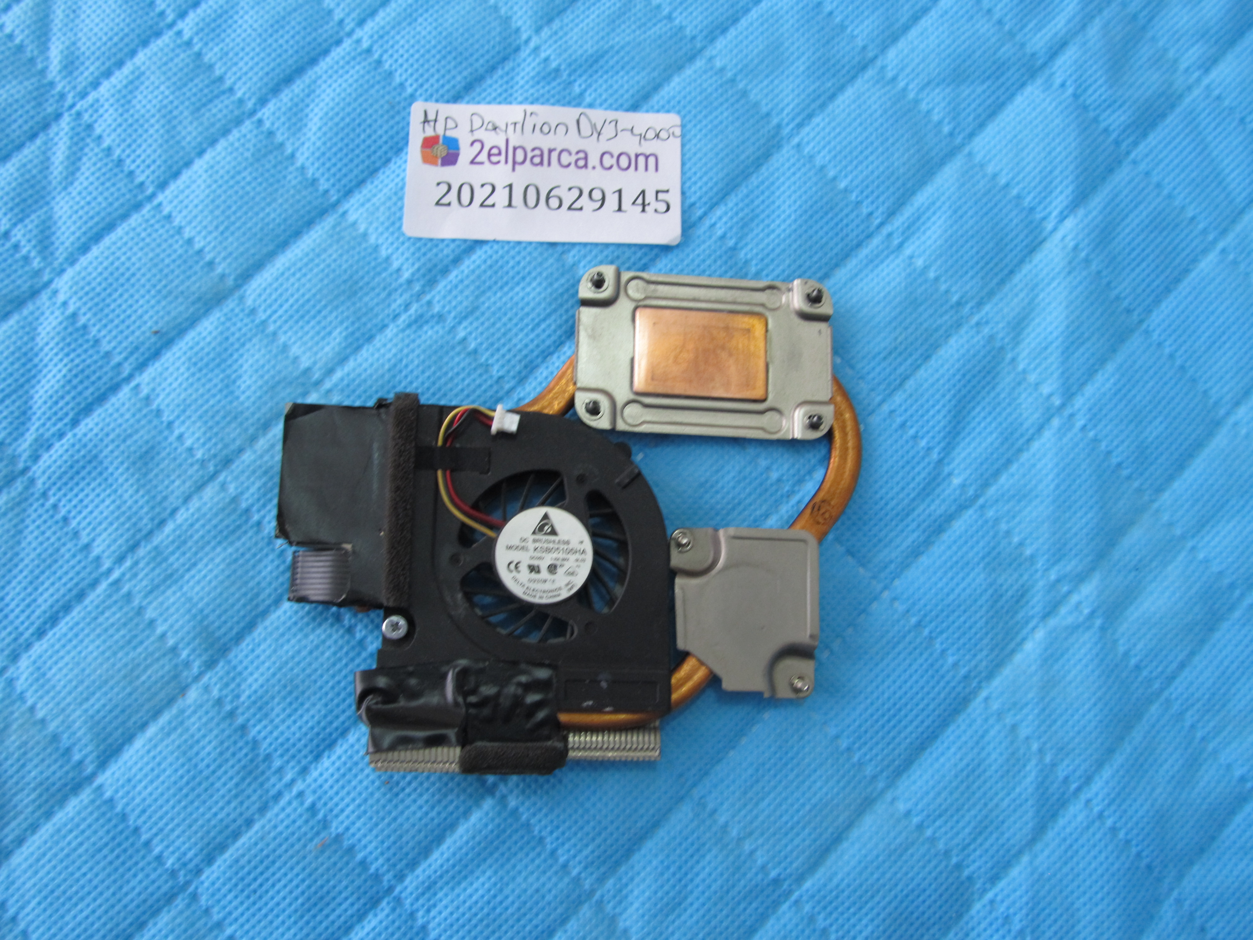 HP Hp dv3-4000 fan bakir soğutucu (heatsink) orjinal ürün küçük görsel 2