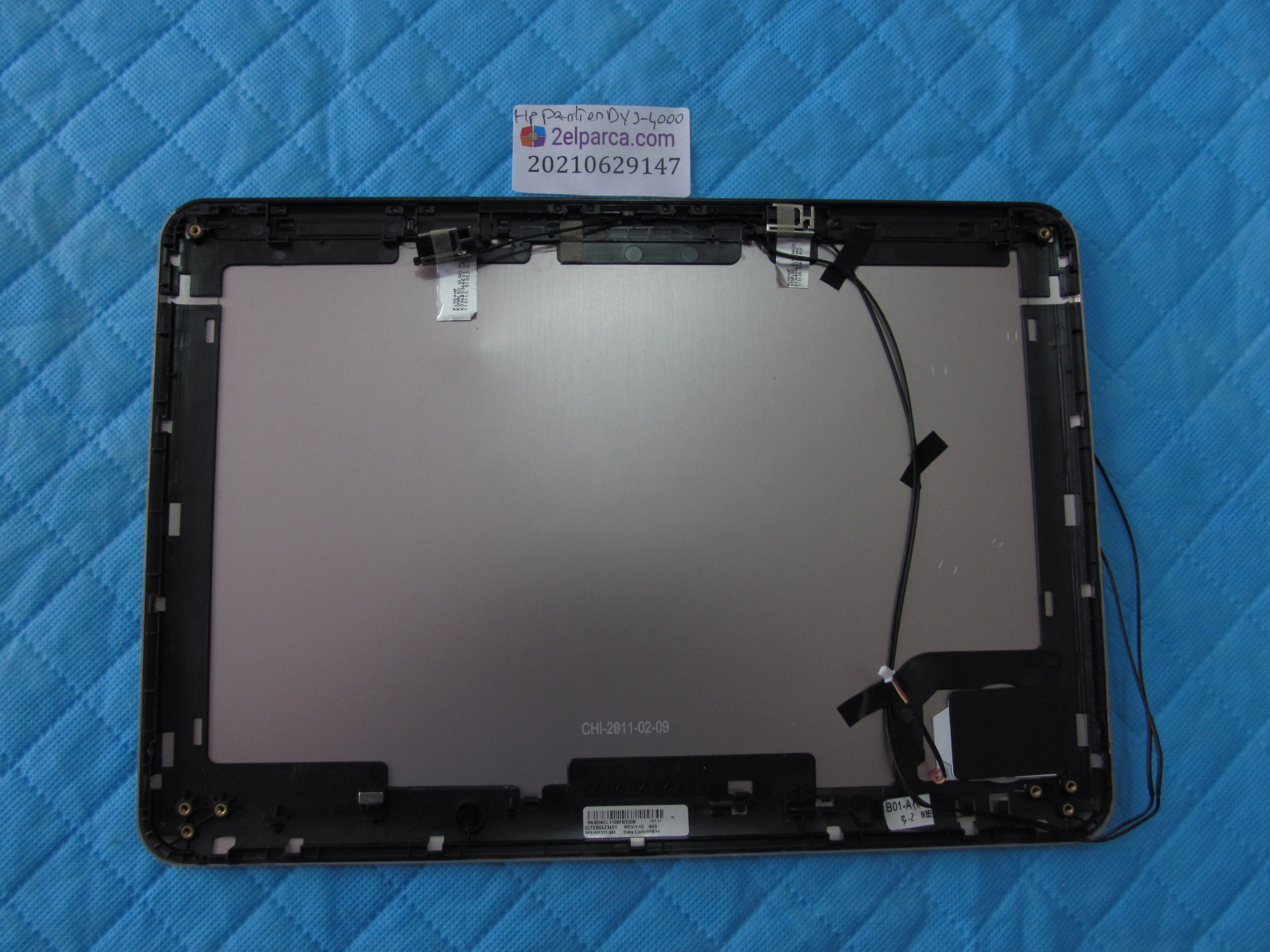 HP Hp dv3-4000 arka kapak lcd back cover orjinal ürün küçük görsel 2