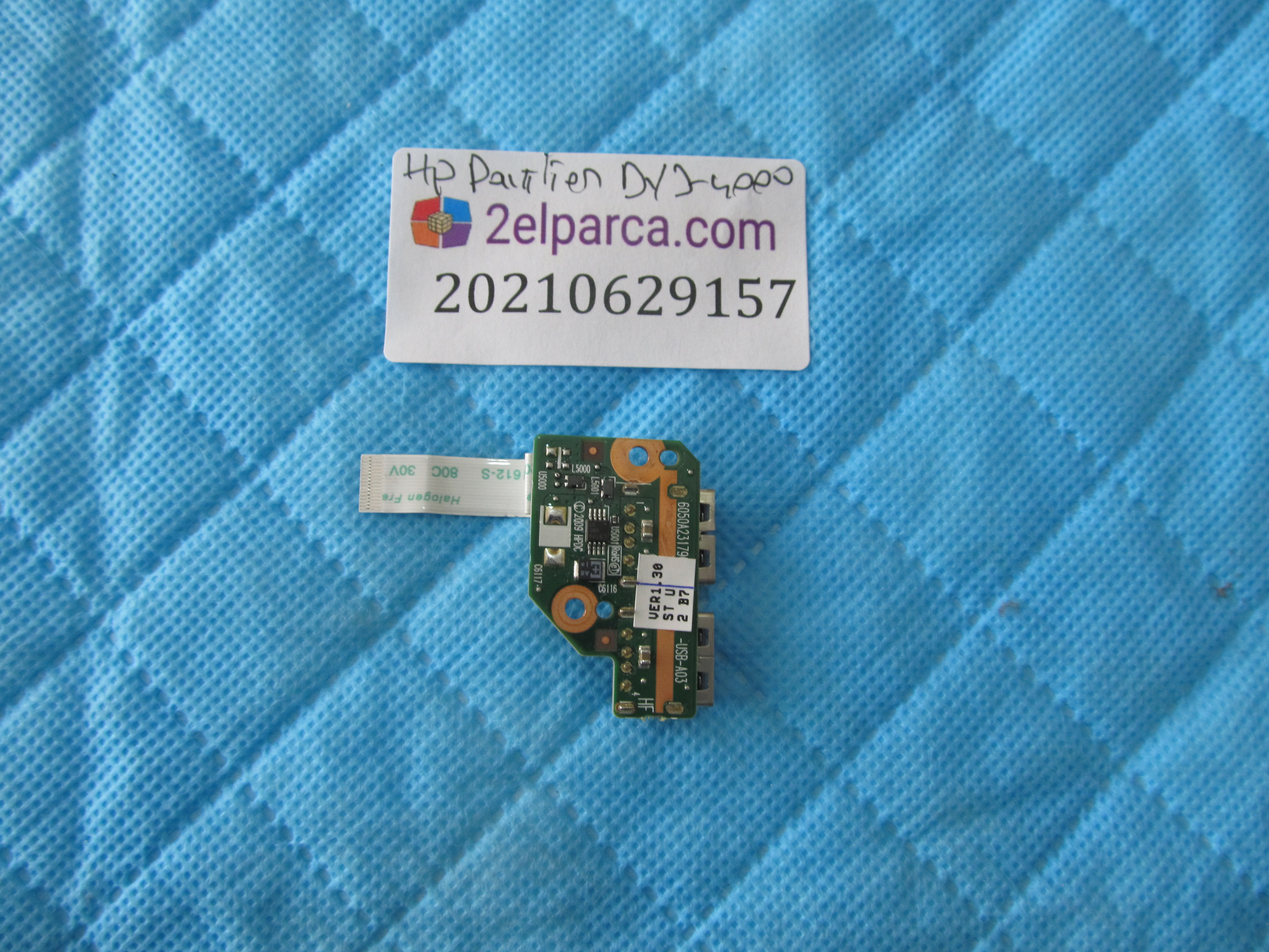 HP Hp dv3-4000 usb board flex orjinal ürün küçük görsel 2