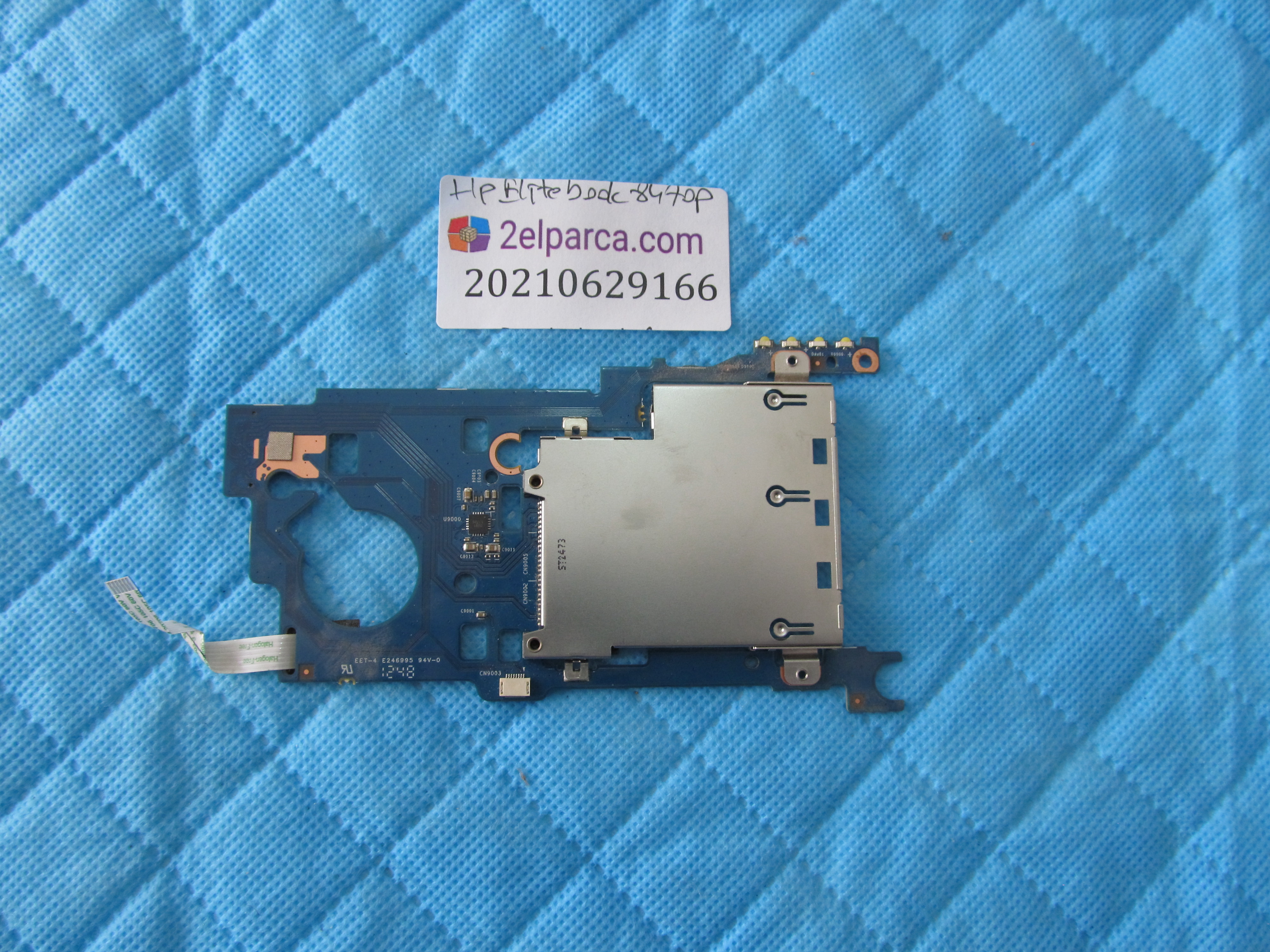 HP Hp elitebook 8470p kart okuyucu board flex orjinal ürün küçük görsel 2
