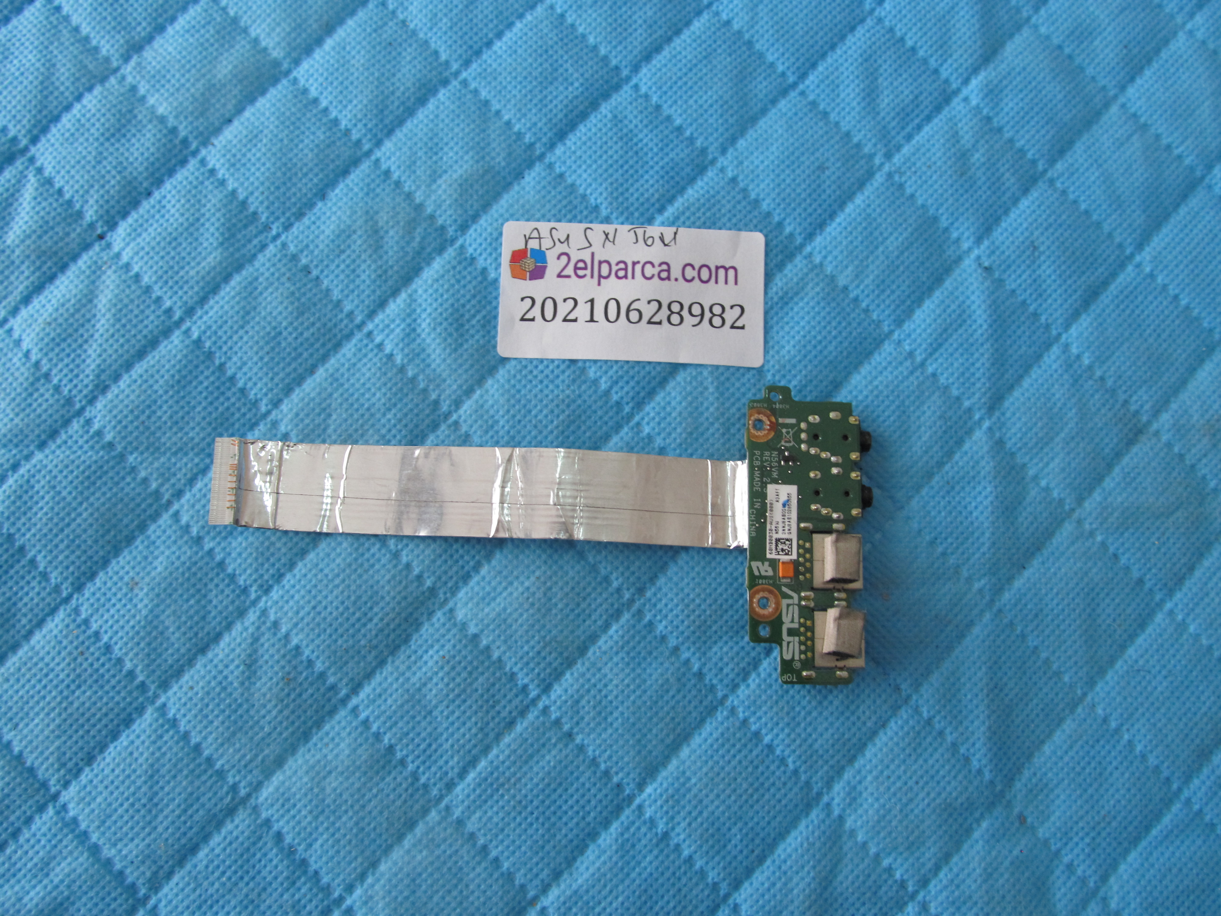 ASUS Asus n56v usb ve ses board flex orjinal ürün küçük görsel 2