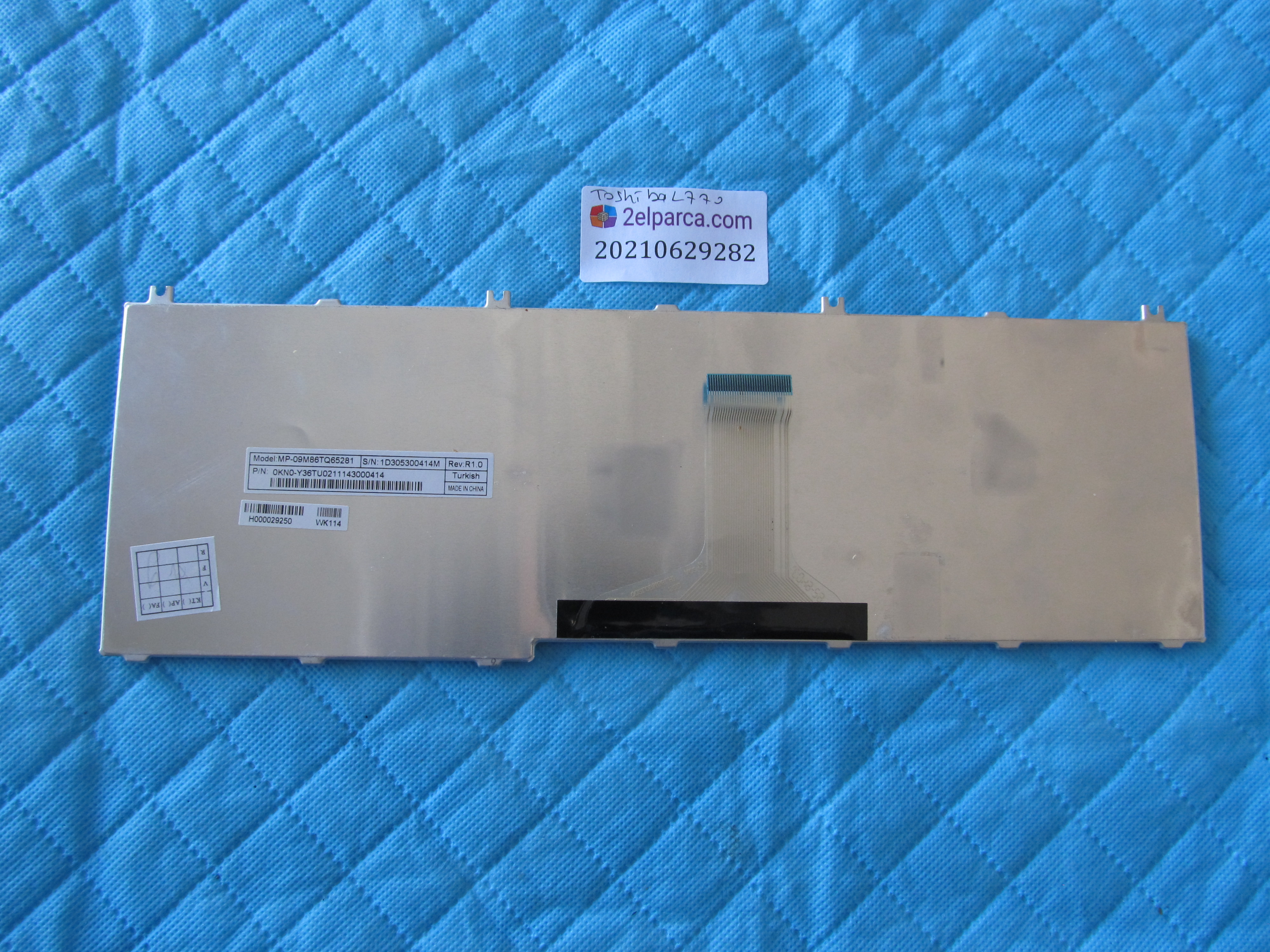 TOSHİBA Toshiba l770 klavye tr q küçük görsel 2