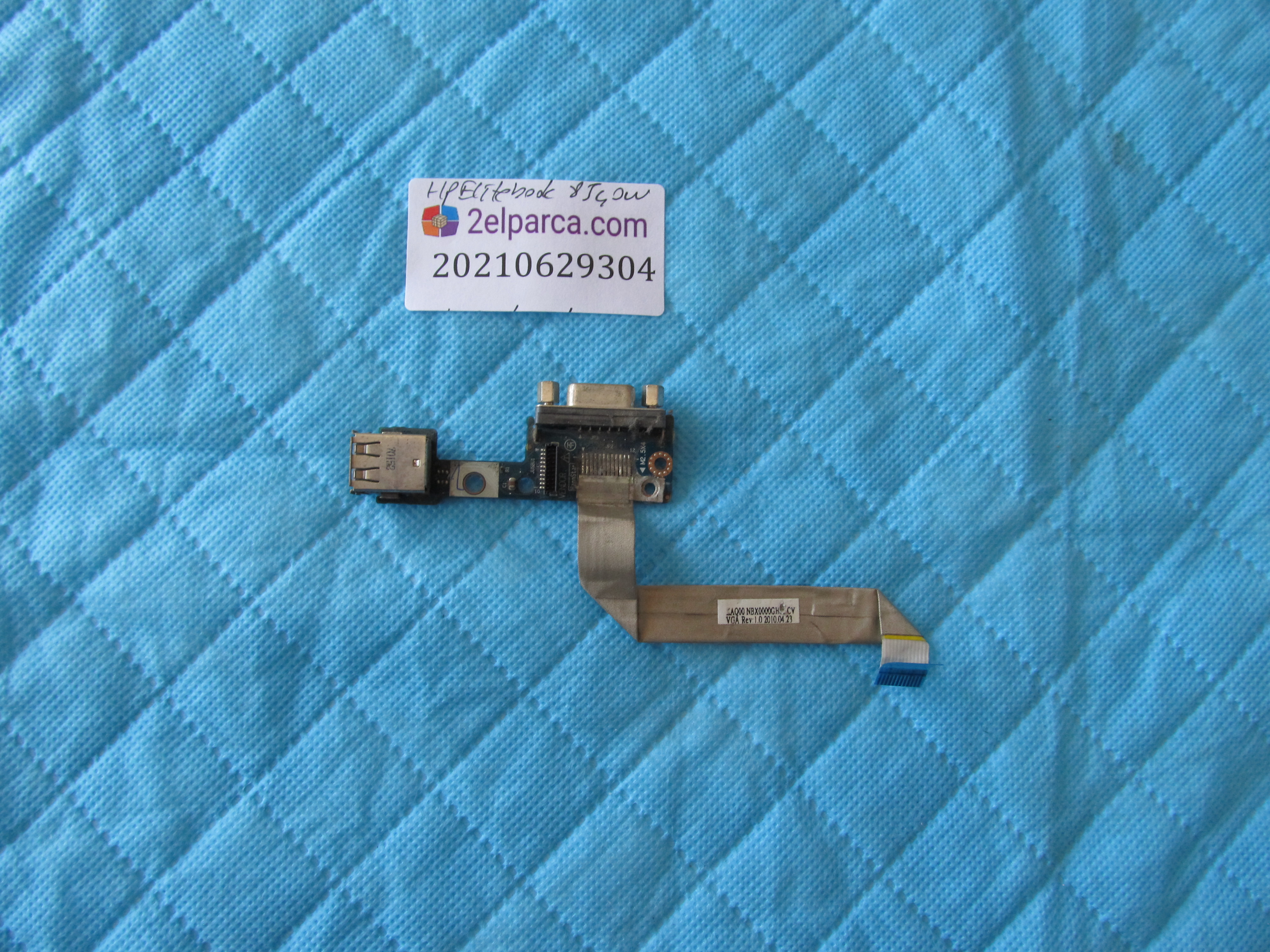 HP Hp elitebook 8540w usb ve vga board flex orjinal ürün küçük görsel 2