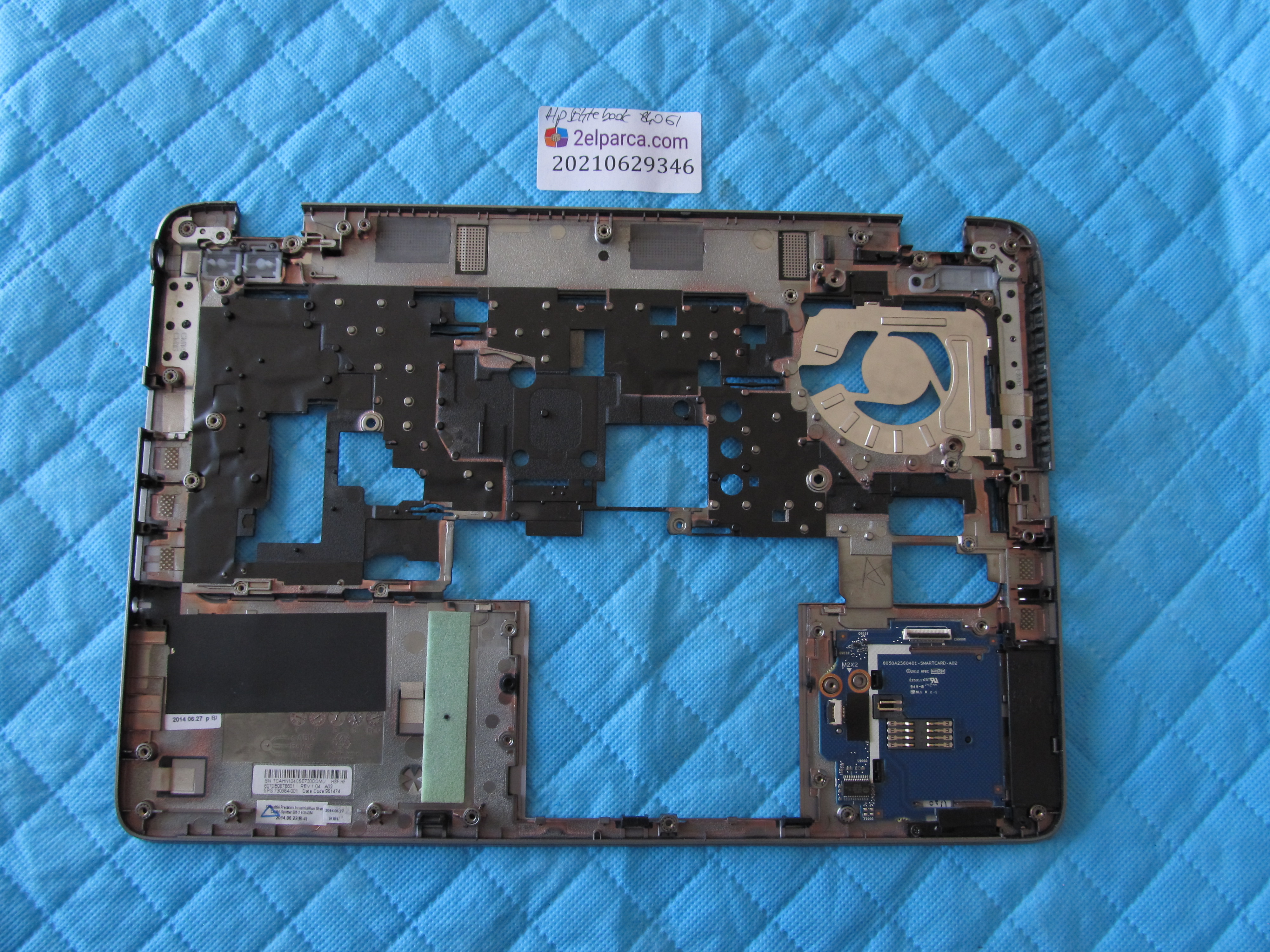 HP Hp elitebook 840 g1 üst kasa klavye kasasi (touchpad mevcut değil) küçük görsel 2