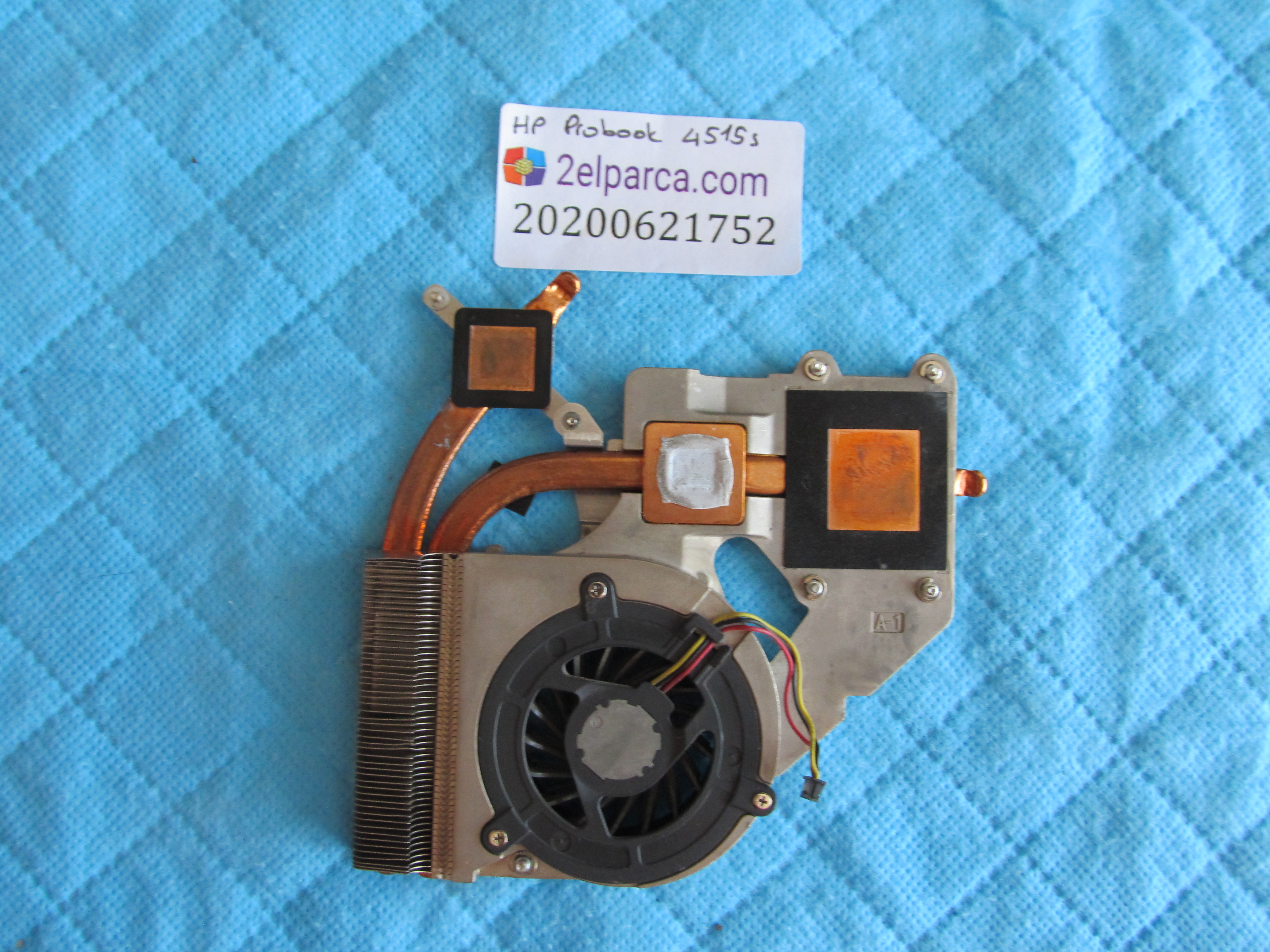 HP Hp probook 4515s fan bakir soğutucu (heatsink) küçük görsel 2