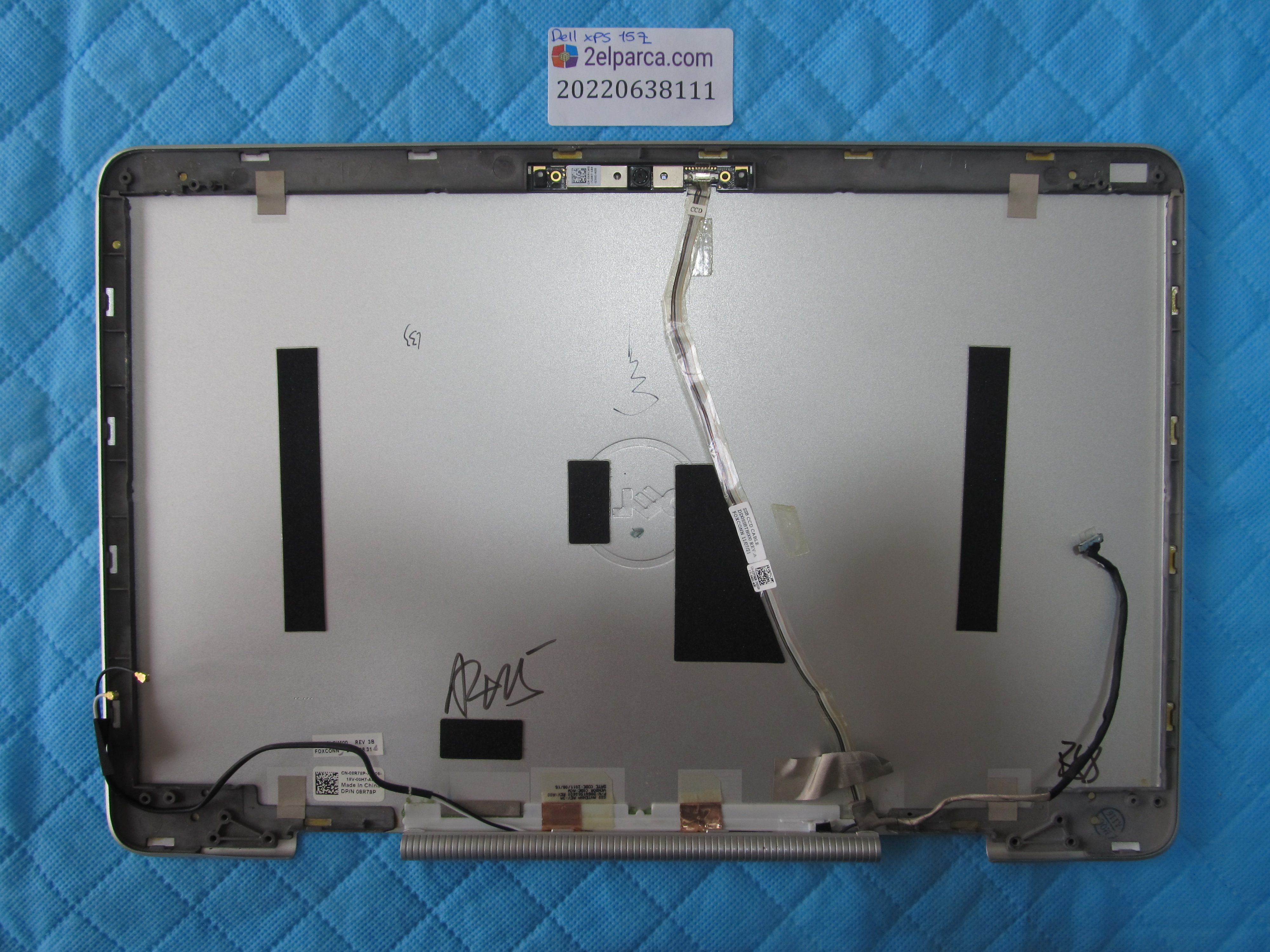 DELL Dell xps 15z arka kapak lcd back cover orjinal ürün küçük görsel 2