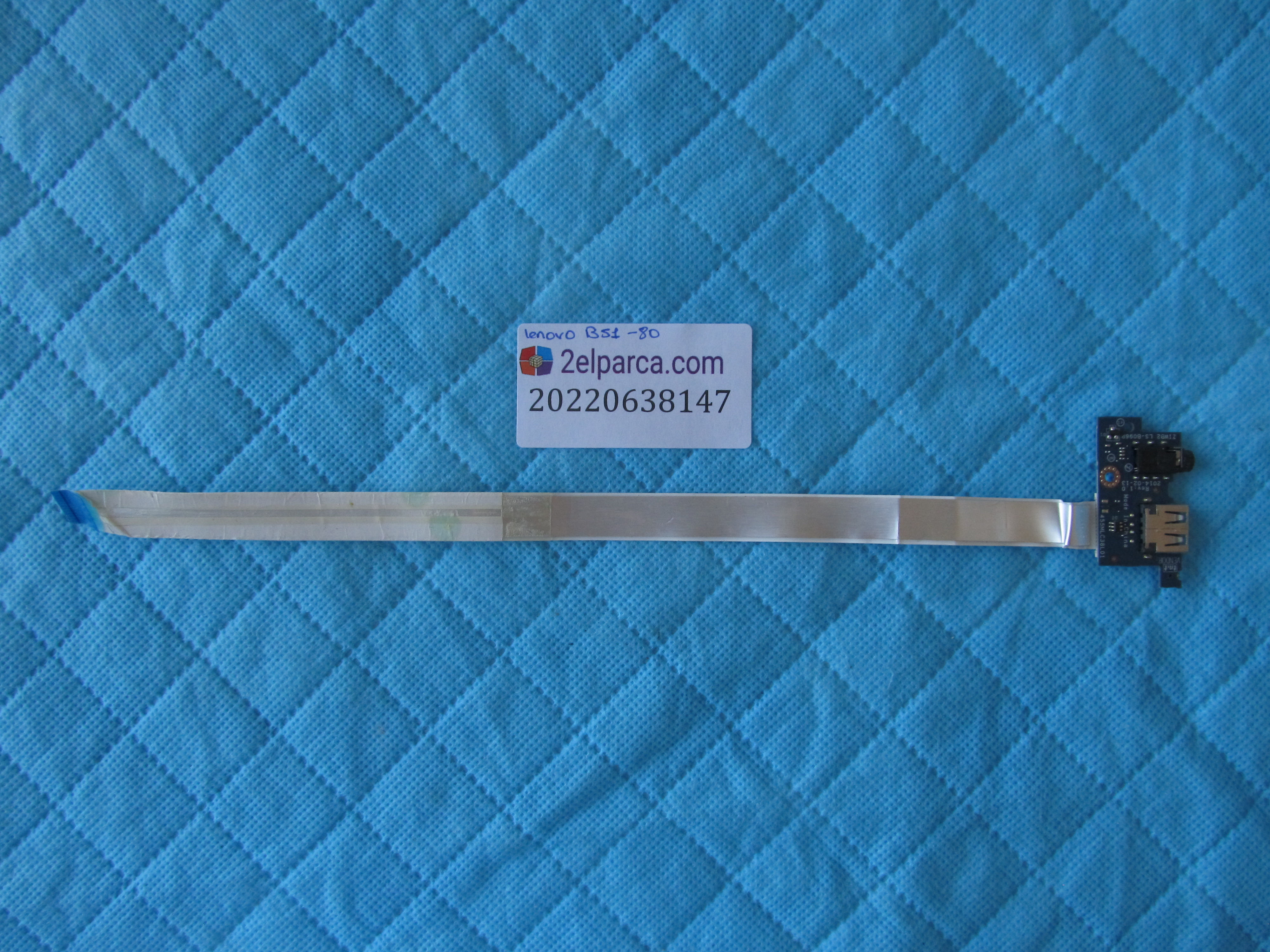 LENOVO Lenovo b51-80 usb kart flex ses board orjinal ürün küçük görsel 2