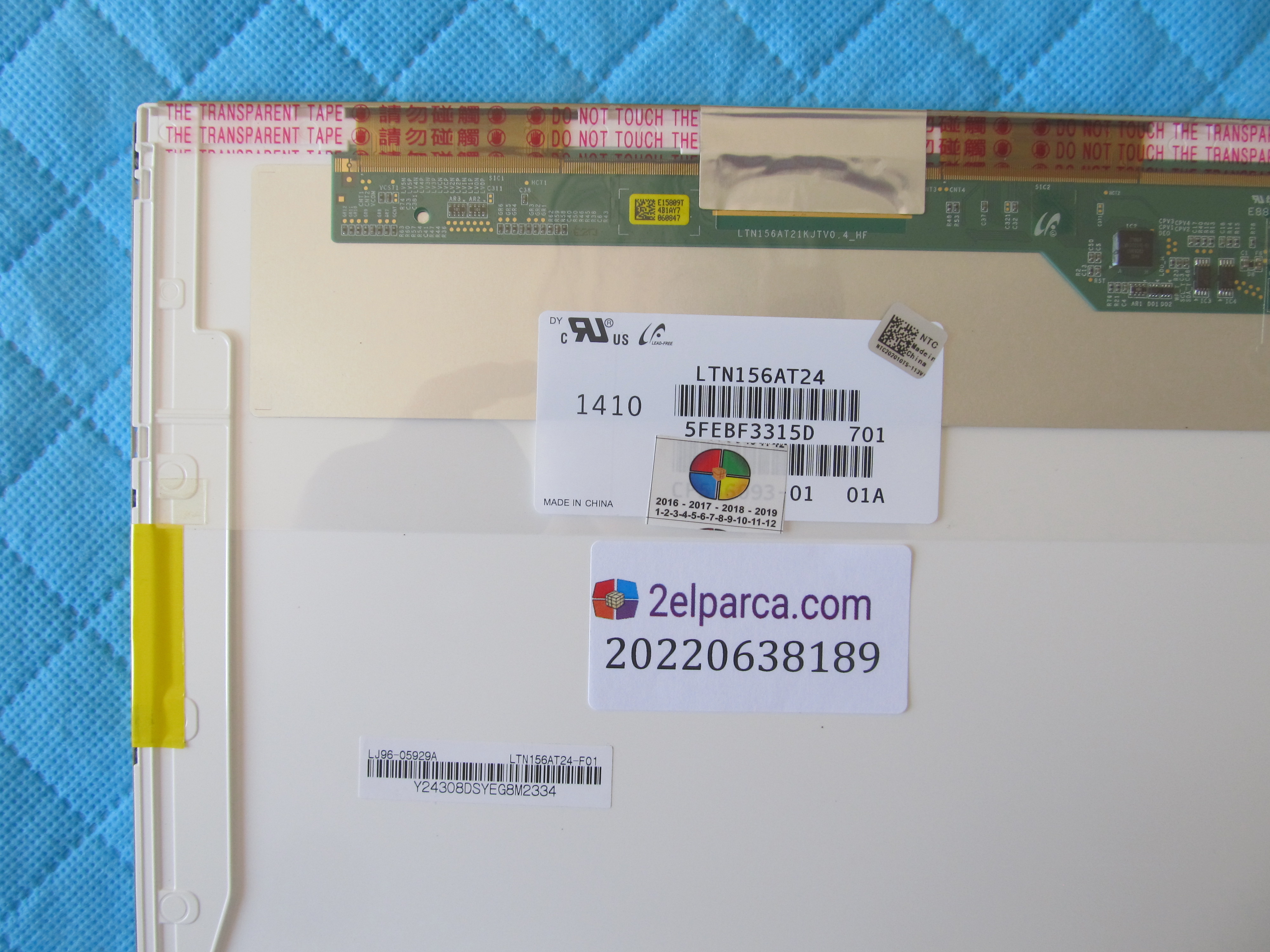 LG Ltn156at24 ekran 15.6 küçük görsel 2