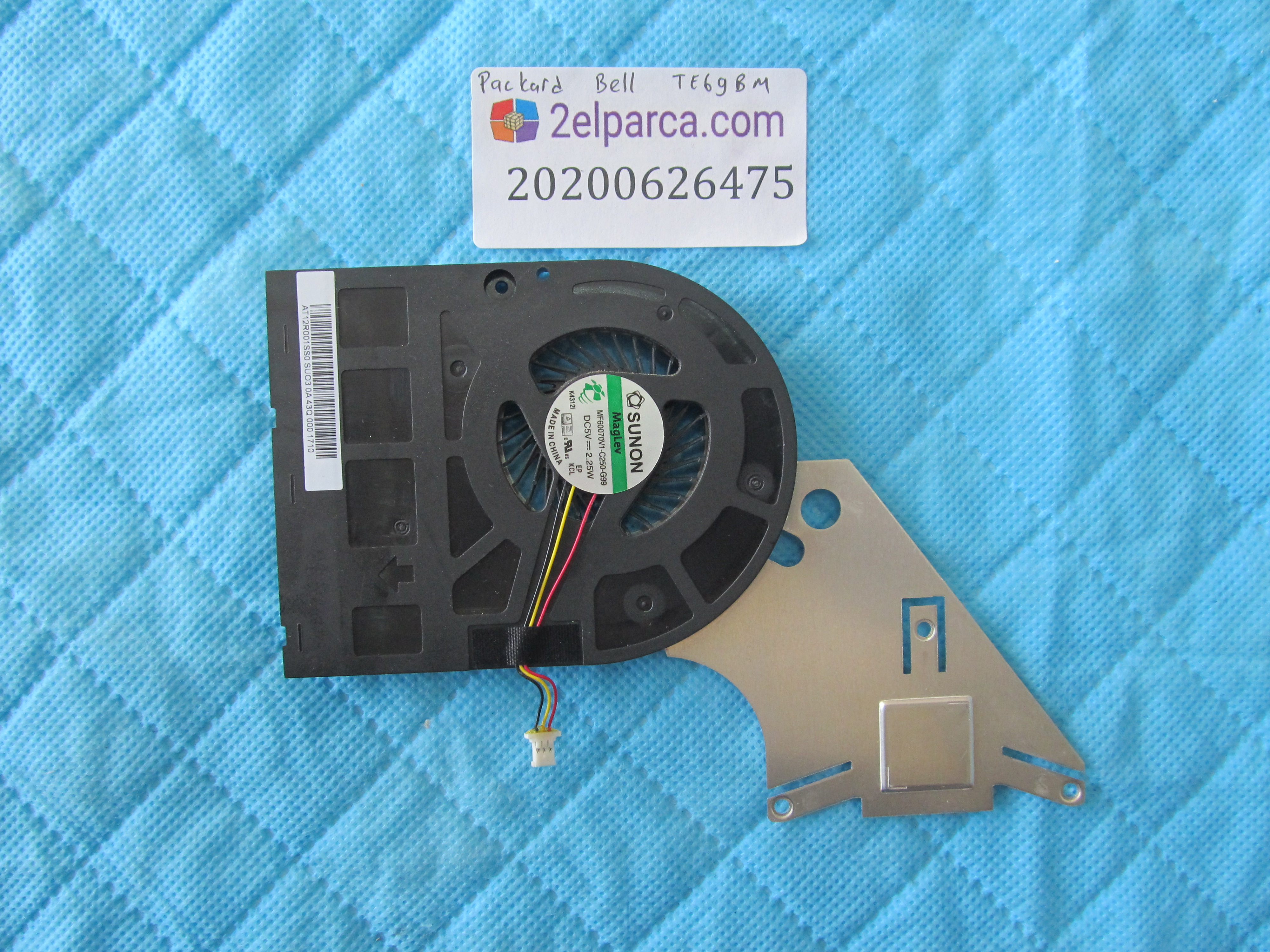 PACKARD BELL Packard bell te69bm fan bakir soğutucu (heatsink) orjinal ürün küçük görsel 2