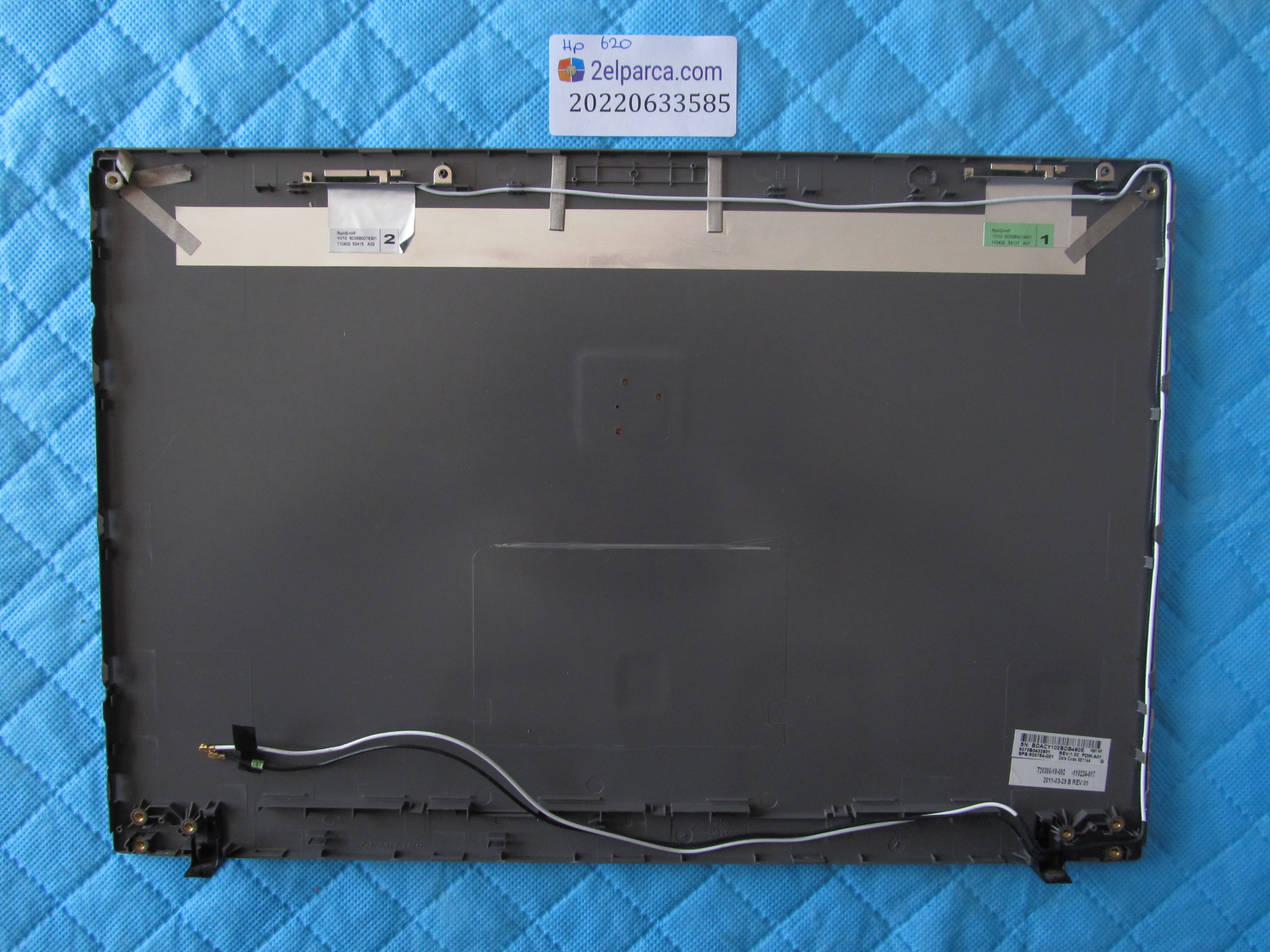 HP Hp 620 arka kapak back cover orjinal ürün küçük görsel 2
