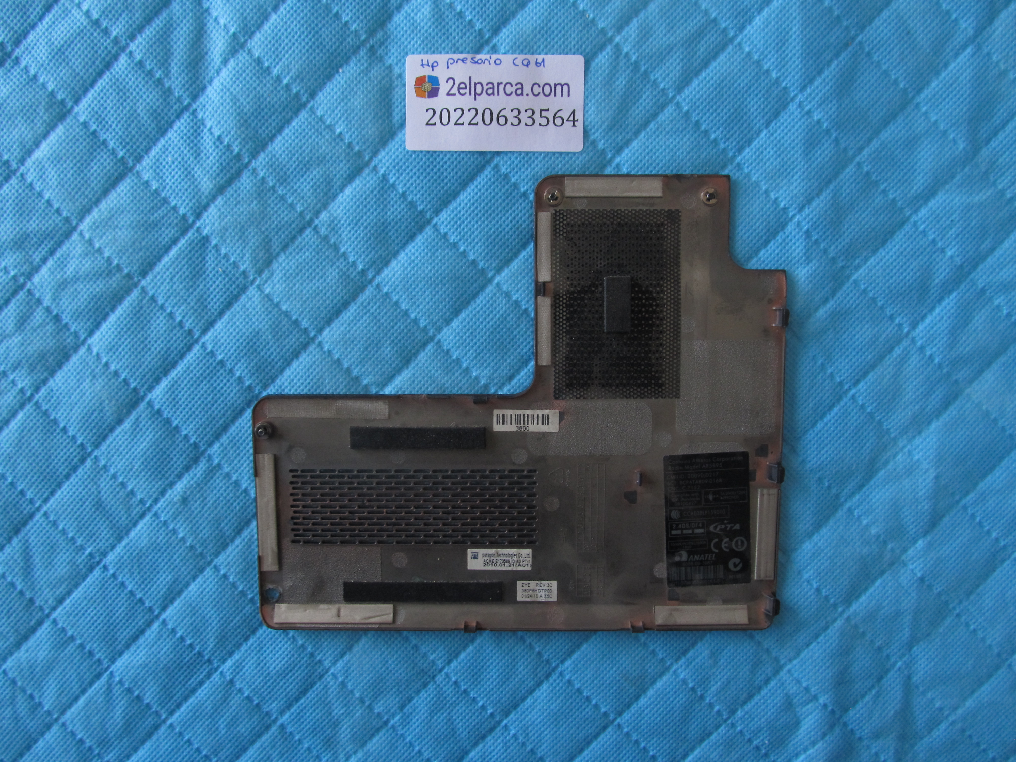 HP Hp cq61 alt kapak servis kapaği orjinal ürün küçük görsel 2