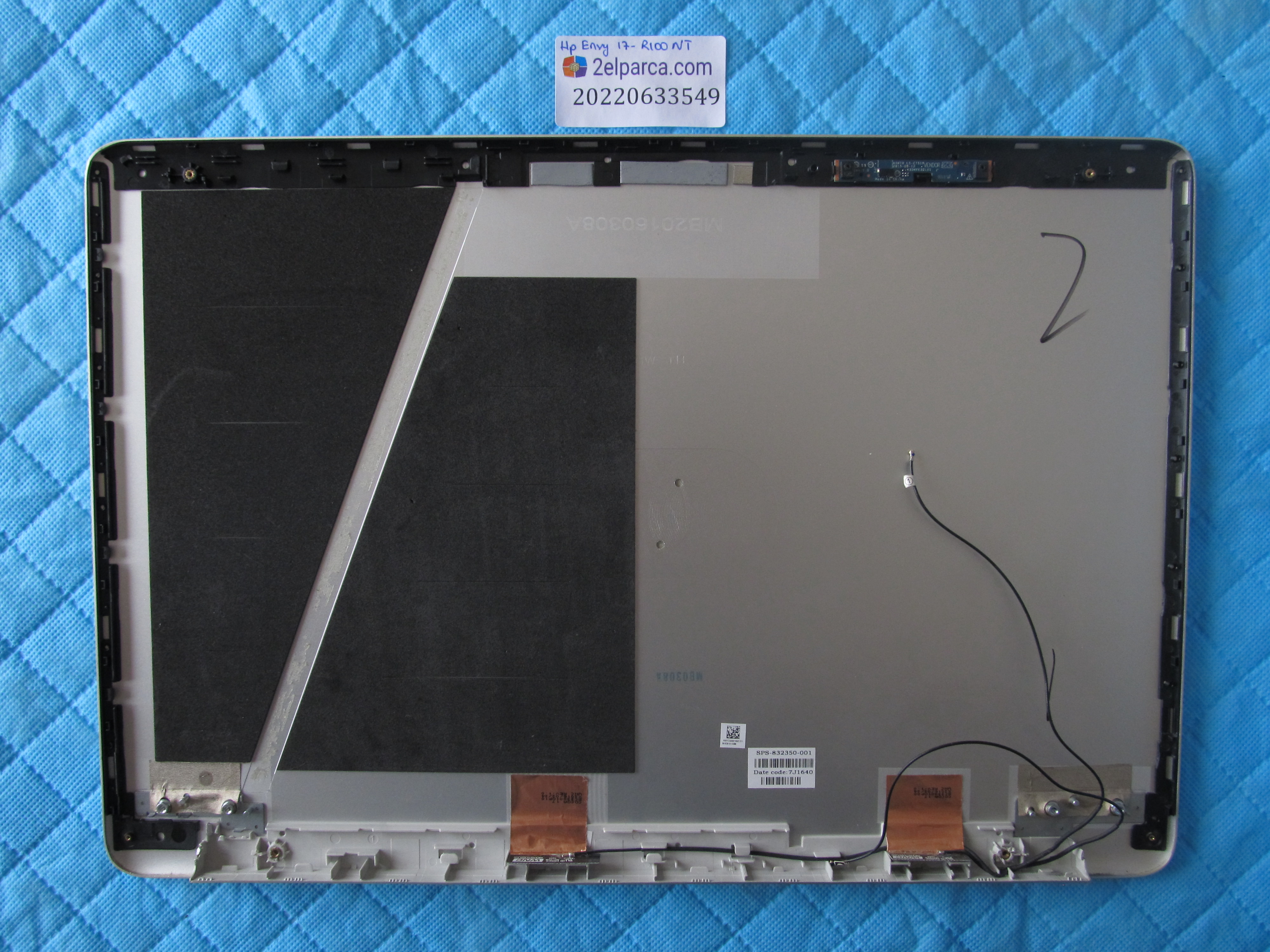 HP Hp envy 17 arka kapak 17-r100nt ekran lcd cover orjinal ürün küçük görsel 2