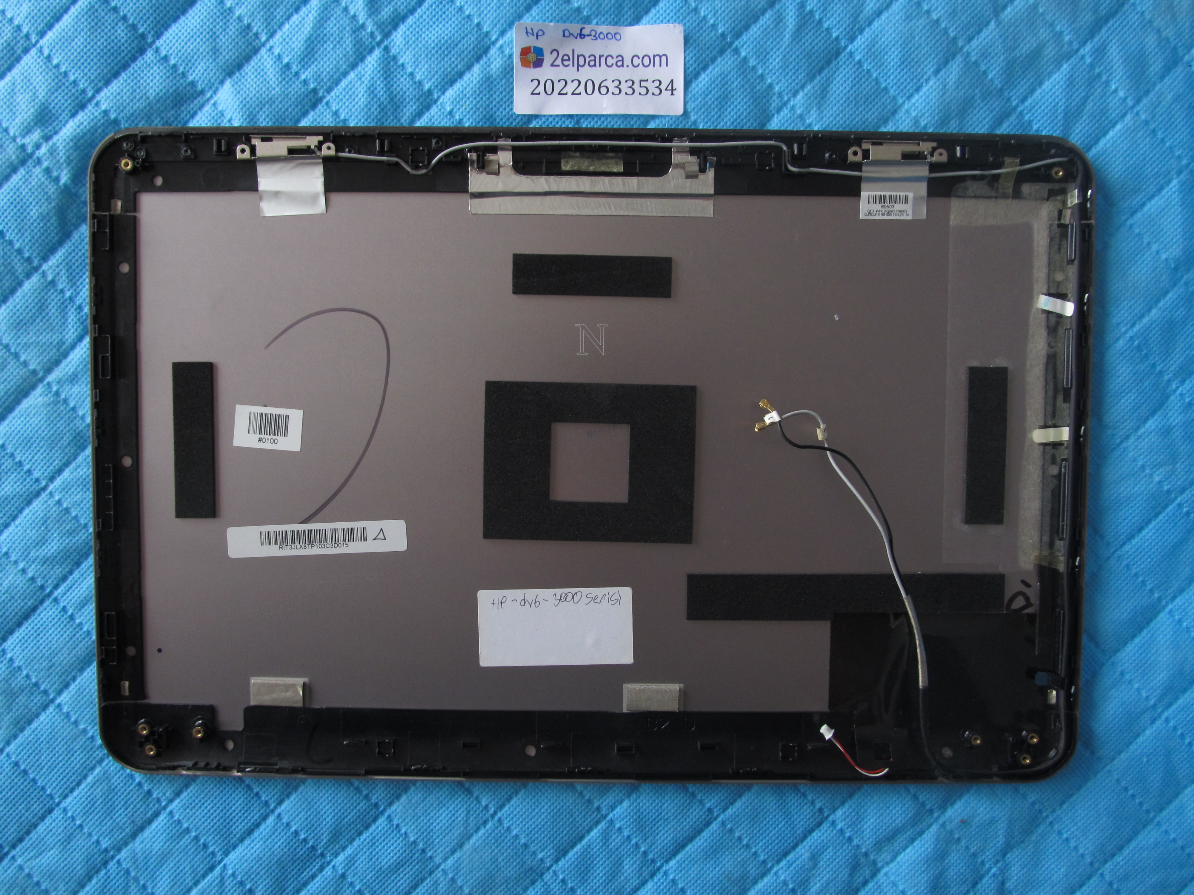 HP Hp dv6-3000 arka kapak lcd cover orjinal ürün küçük görsel 2