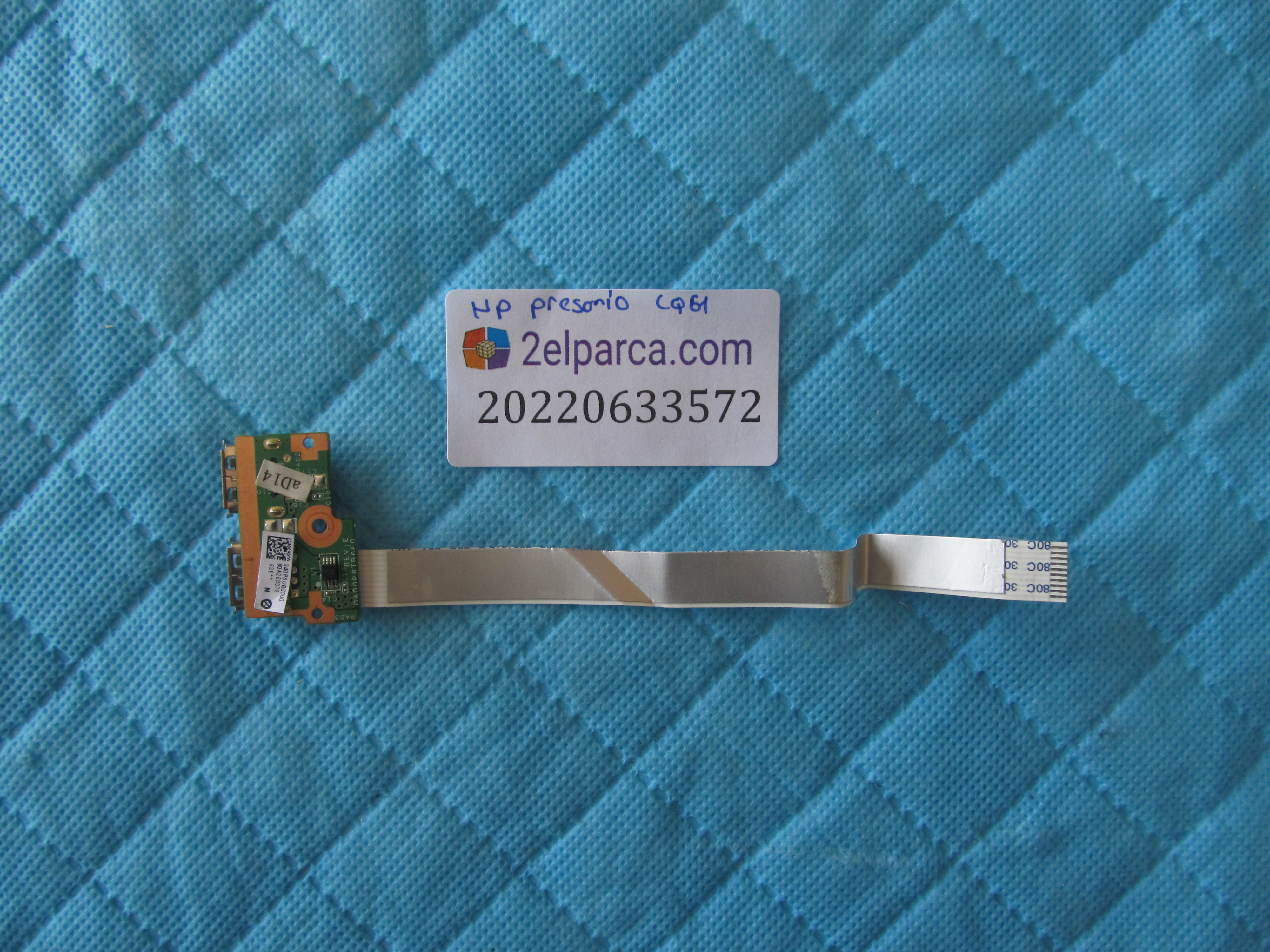 HP Hp cq61 usb port flex dahil orjinal ürün küçük görsel 2