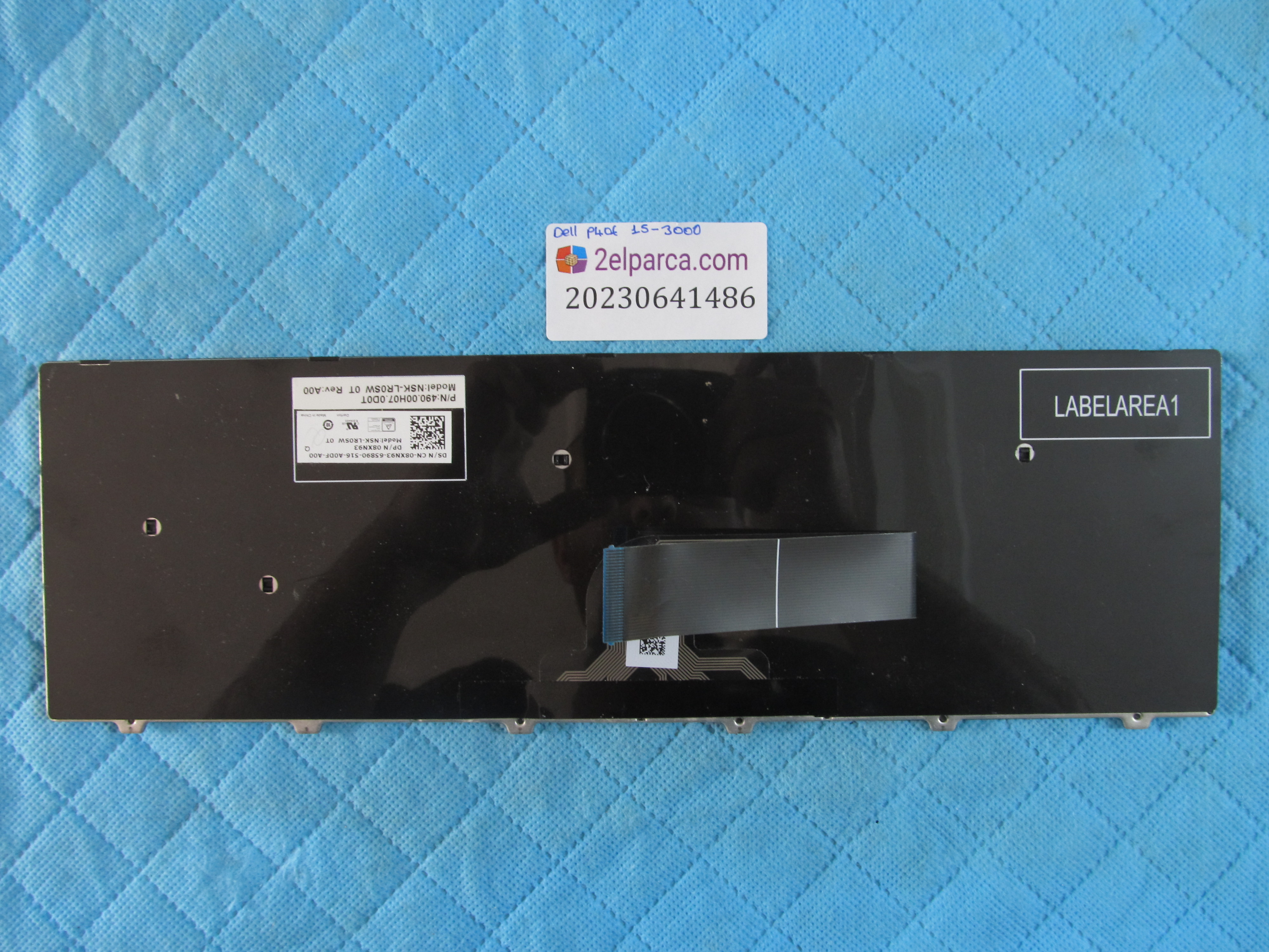 DELL Dell 15-3000 klavye tr q p40f  orjinal ürün küçük görsel 2