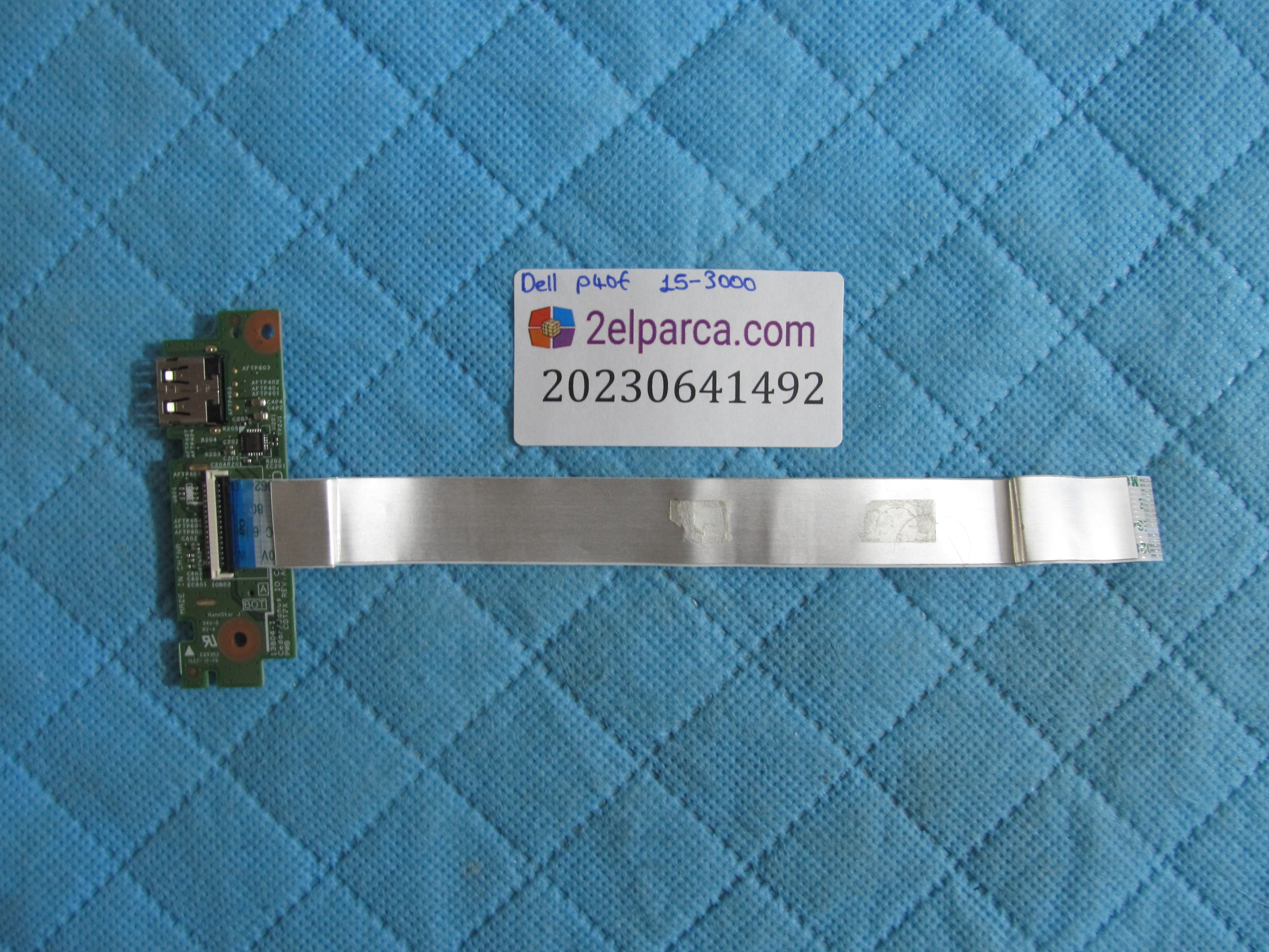 DELL Dell 15-3000 usb karti ve kart okuyucu flex  p40f  orjinal ürün küçük görsel 2
