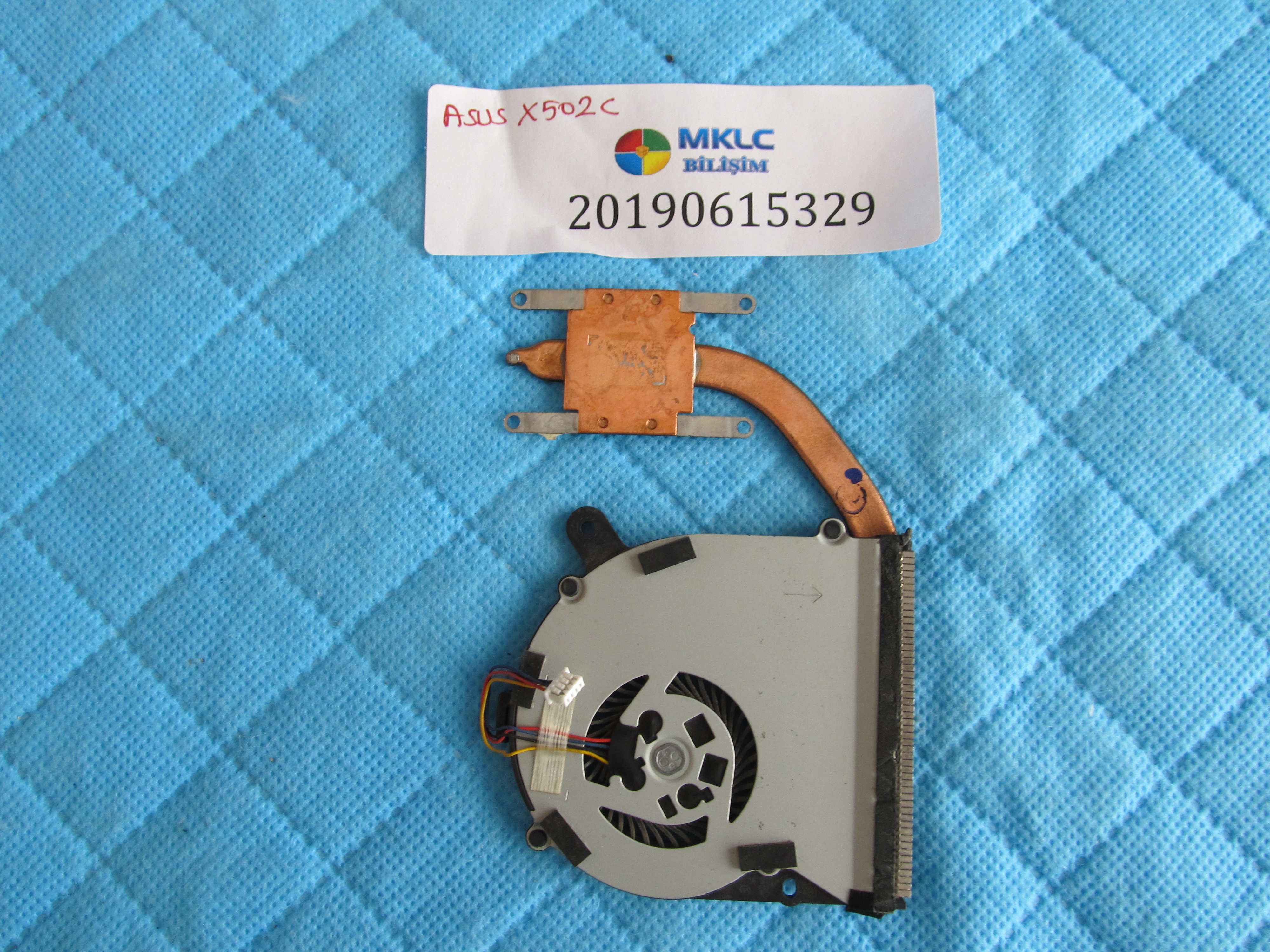 ASUS Asus x502c fan bakir soğutucu (heatsink) v küçük görsel 2