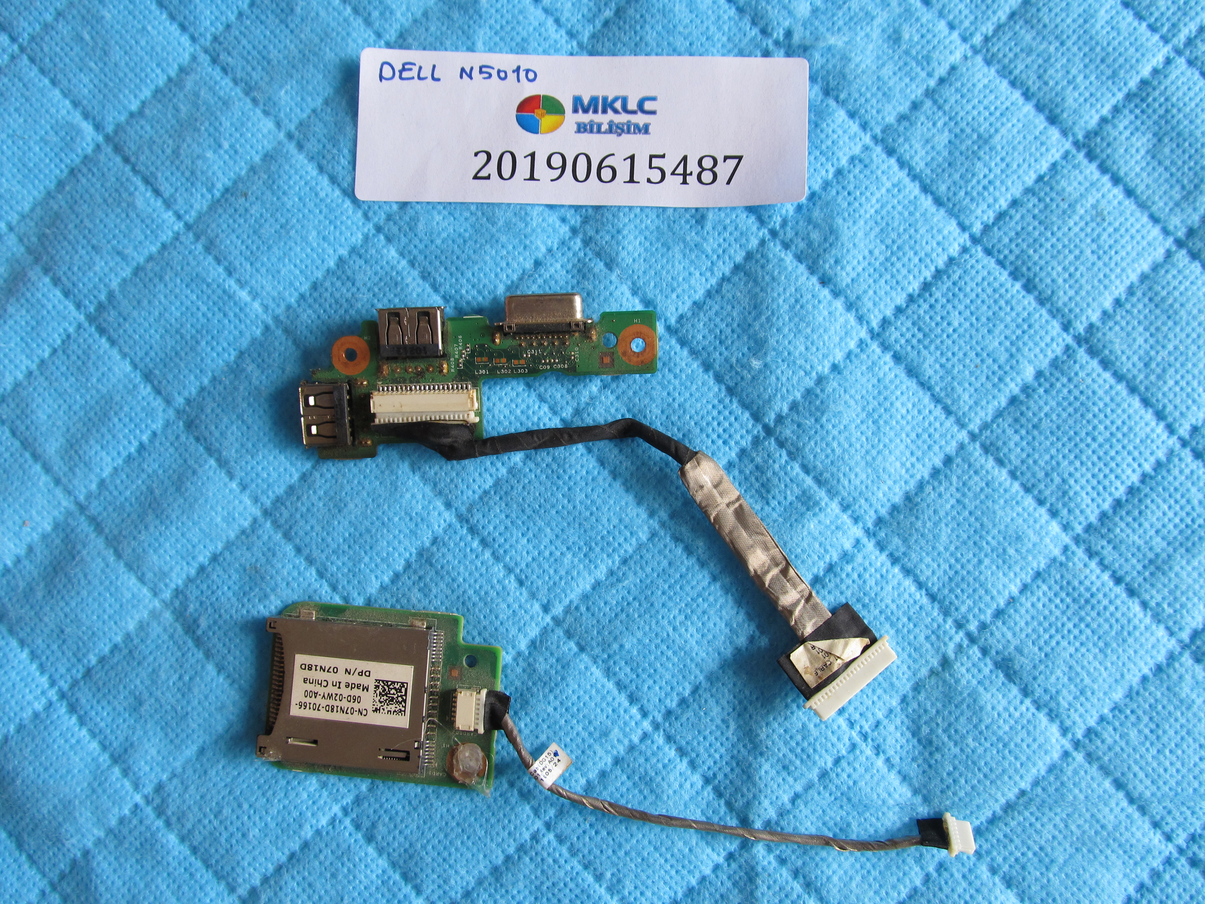 Dell n5010 usb vga port flex orjinal ürün