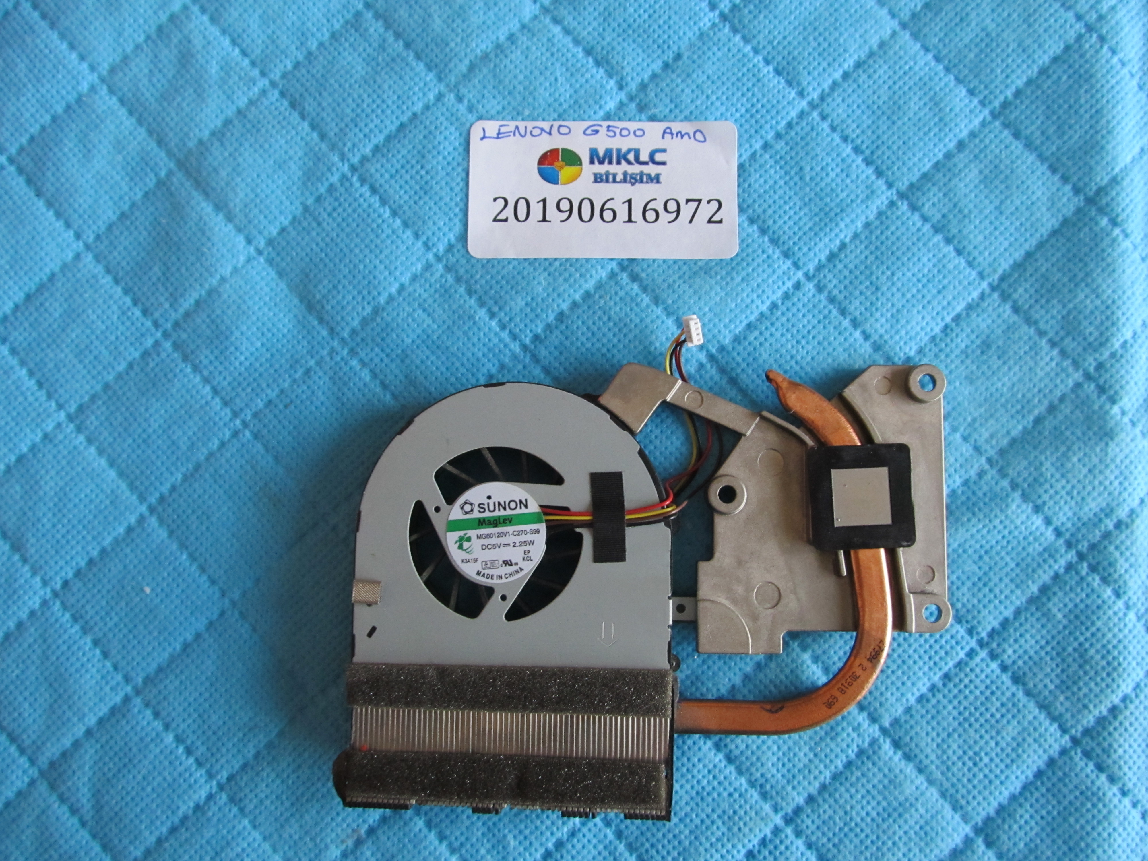 LENOVO Lenovo g500 fan bakir soğutucu (heatsink) amd orjinal ürün küçük görsel 2