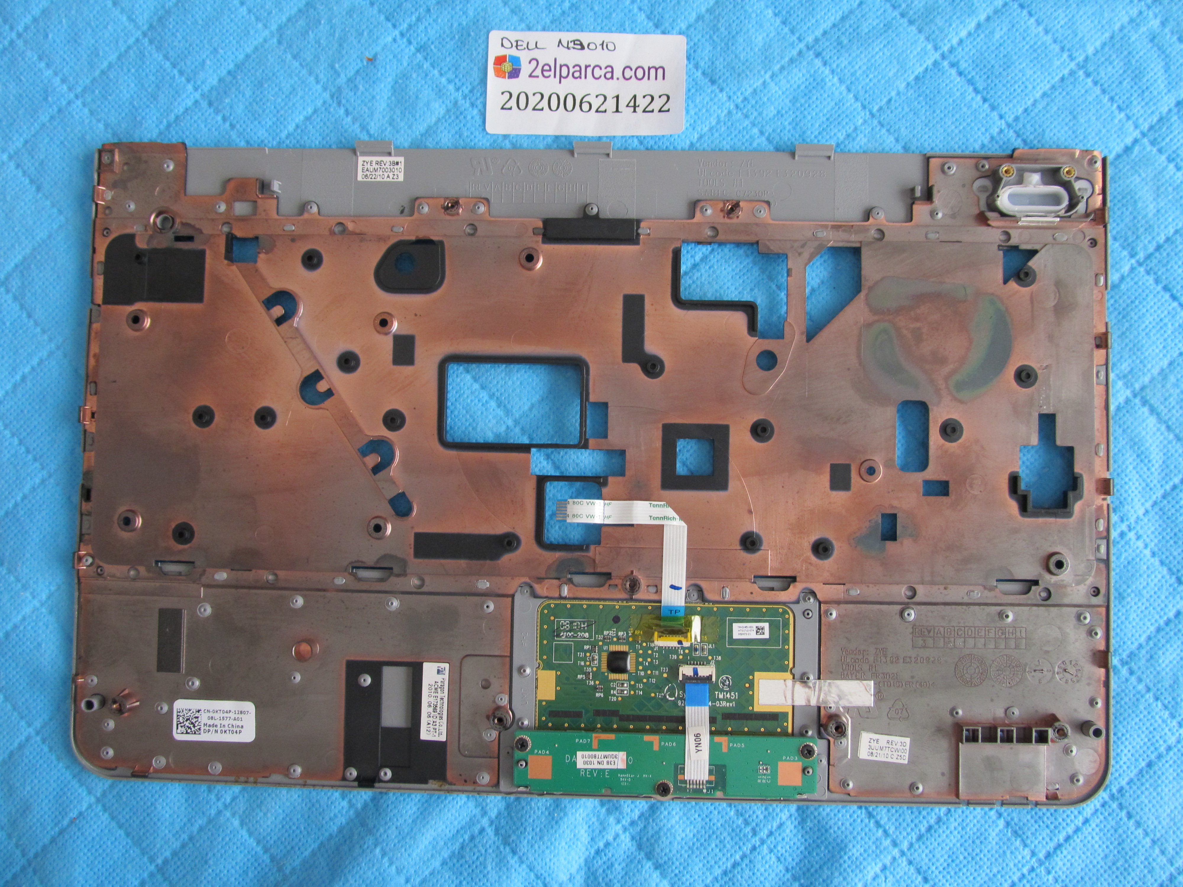 DELL Dell n3010 üst kasa klavye kasasi orjinal ürün küçük görsel 2