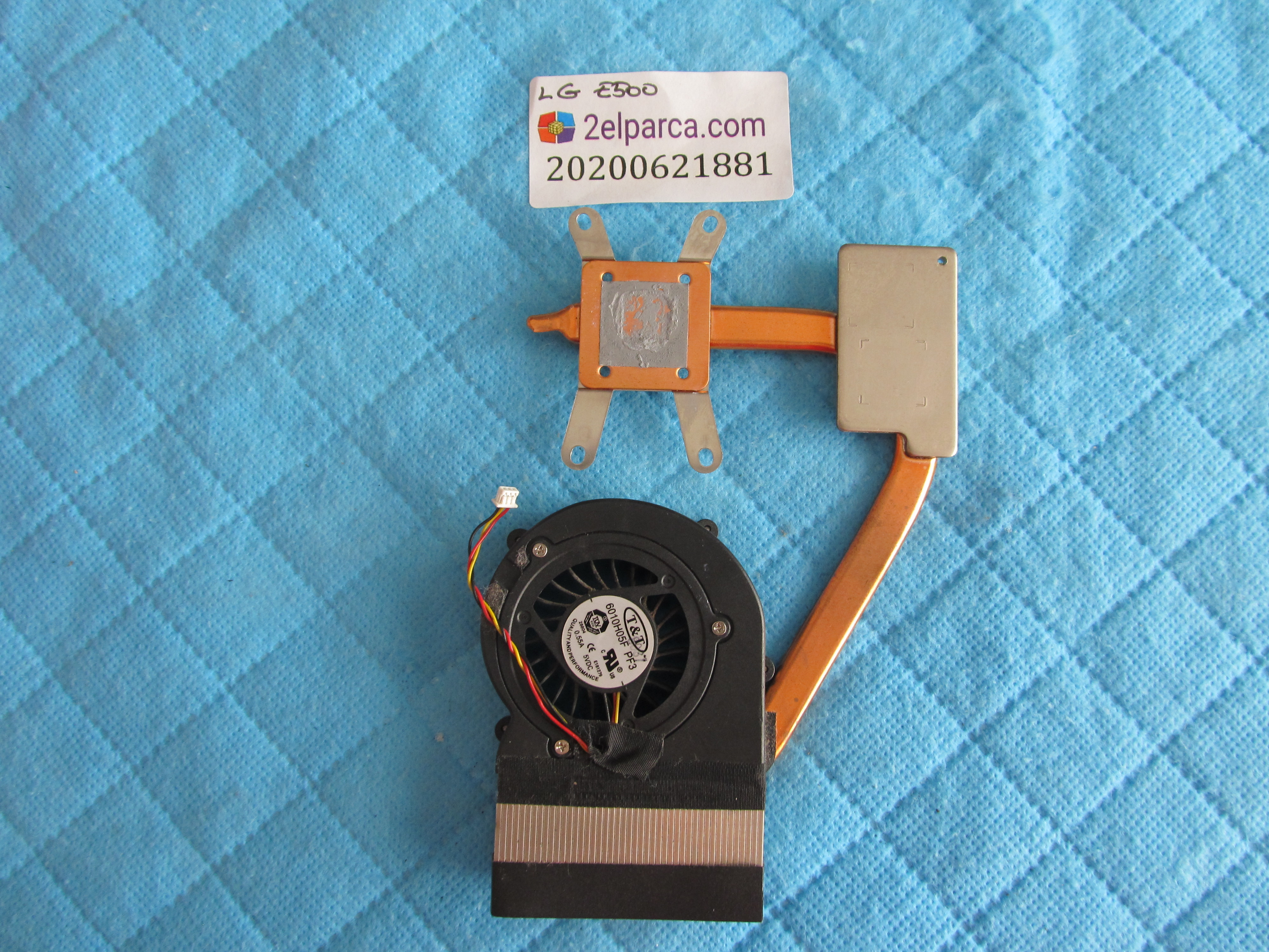LG Lg lge50-e500 fan bakir soğutucu (heatsink) küçük görsel 2