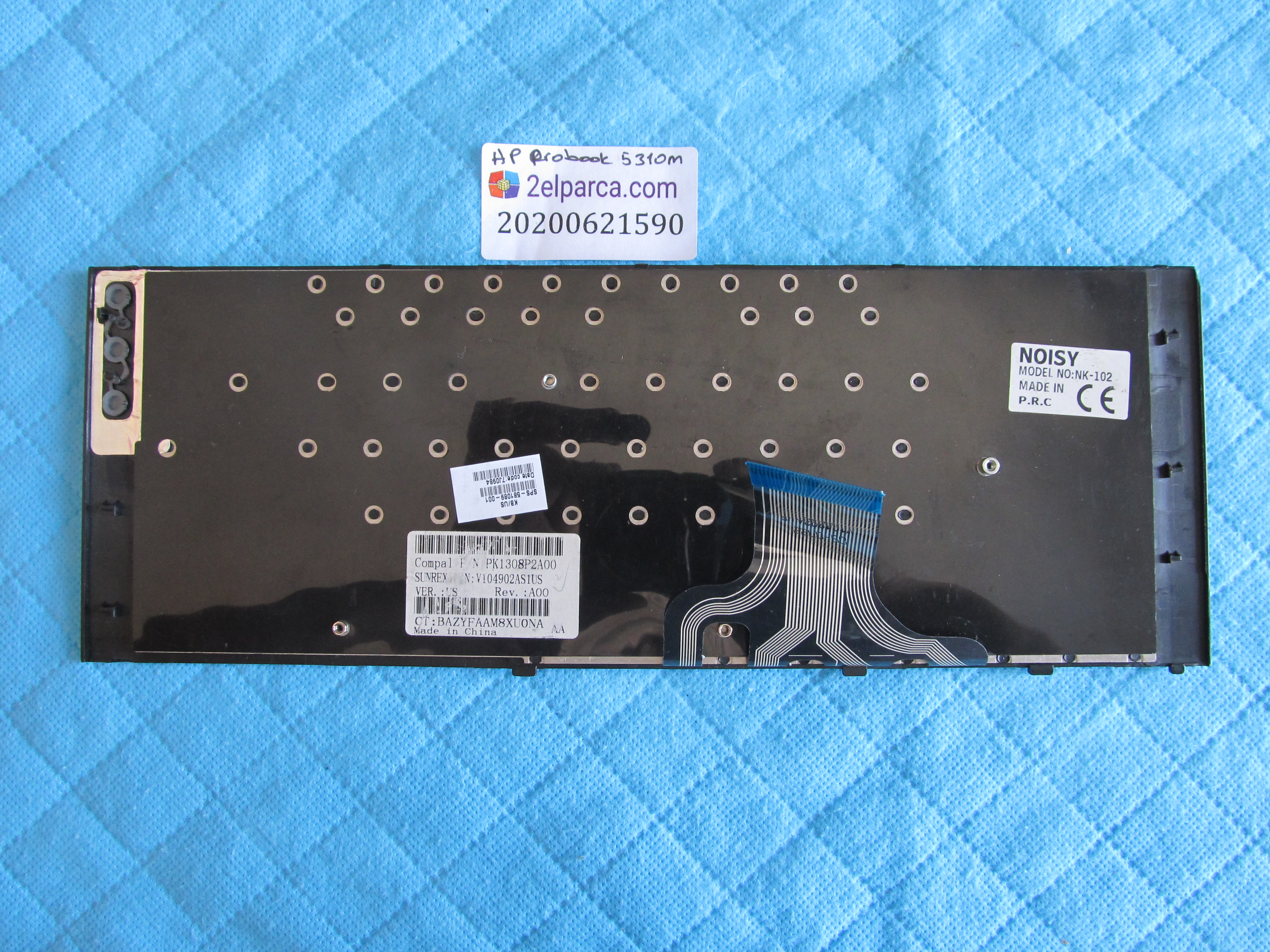 HP Hp probook 5310m klavye tr q ( 3 tuş eksik ) küçük görsel 2