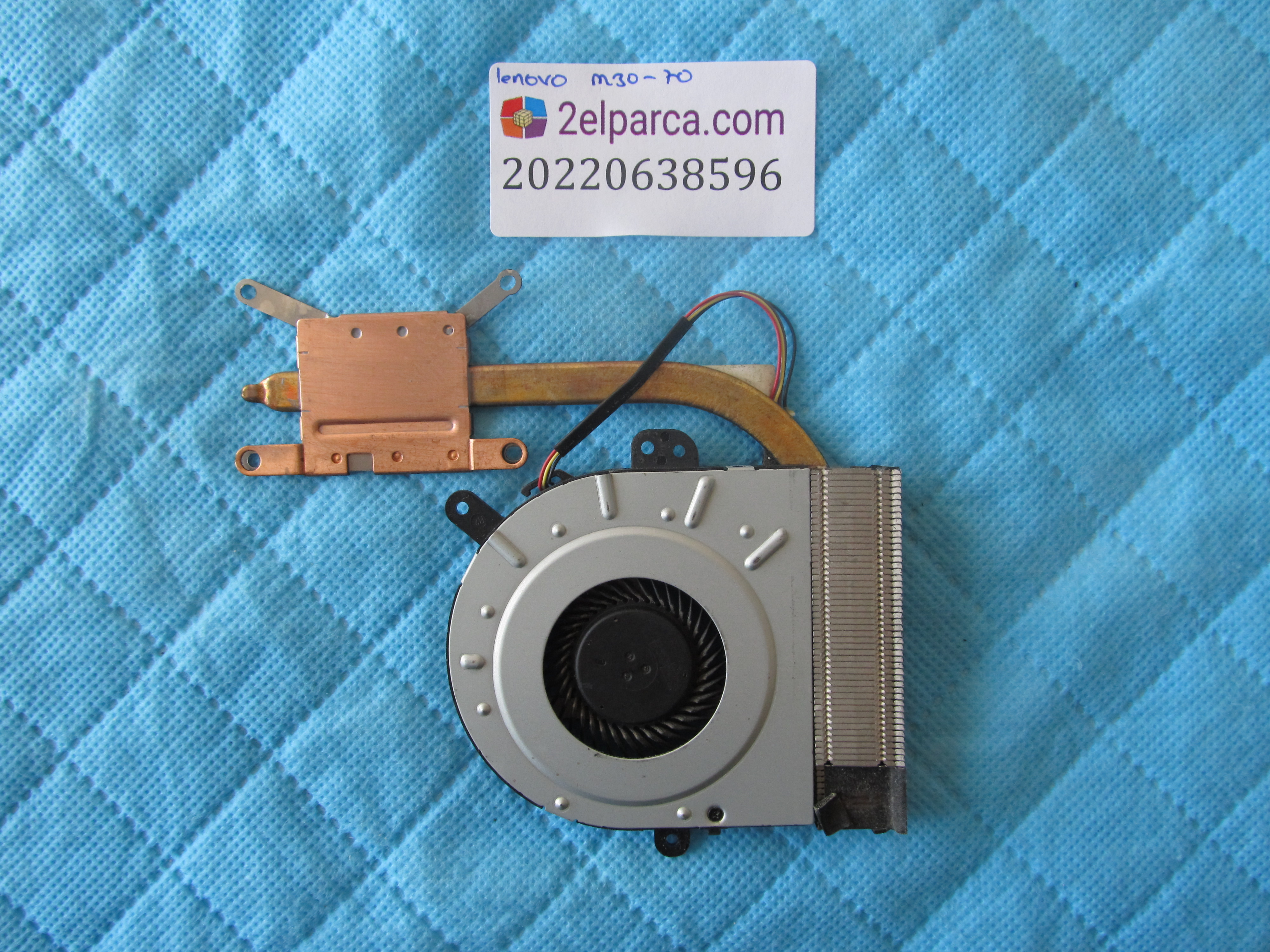 LENOVO Lenovo m30-70 fan soğutucu bakir heatsink orjinal ürün küçük görsel 2