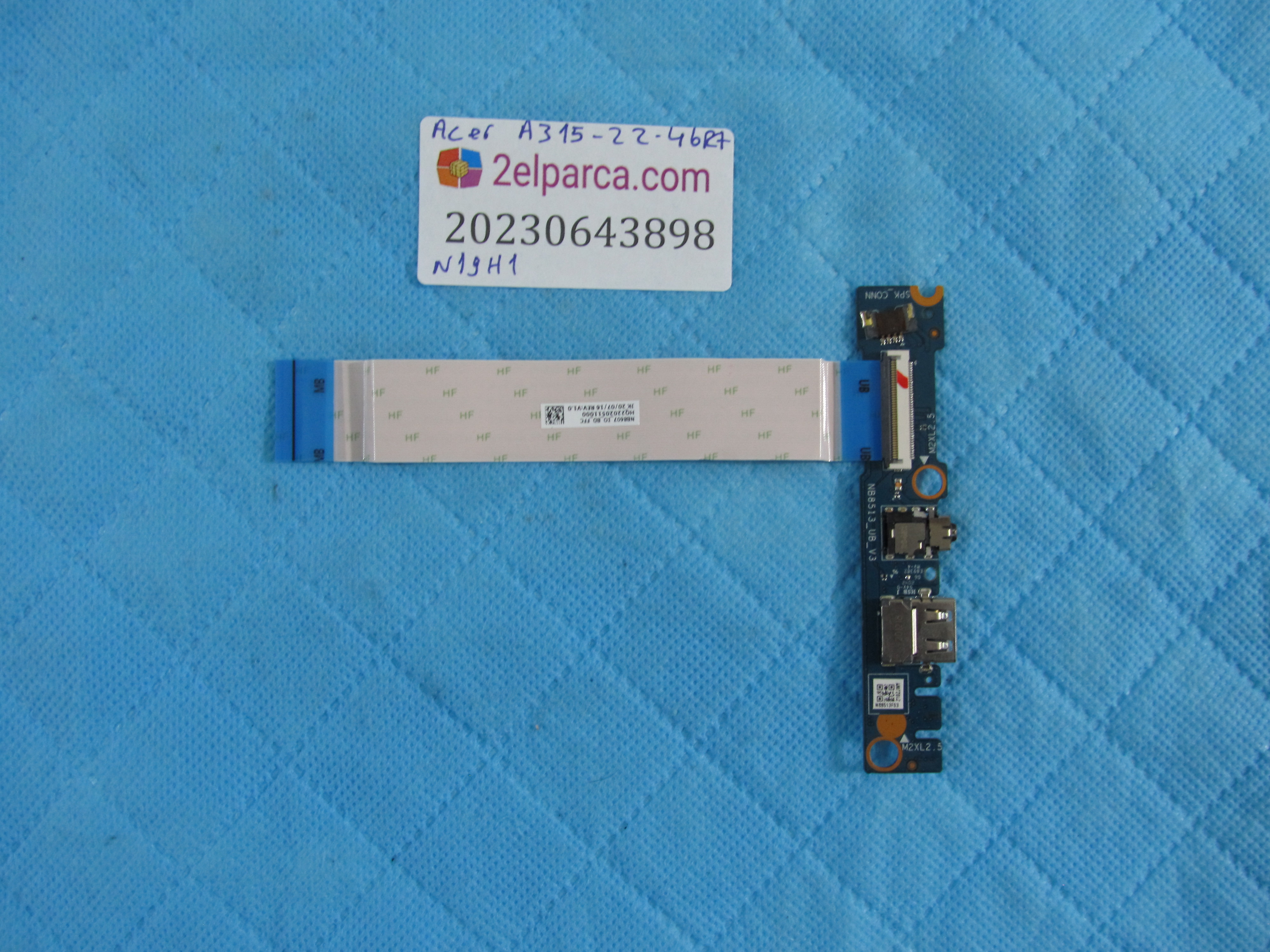 ACER Acer a315 usb ses board flex orjinal ürün küçük görsel 2