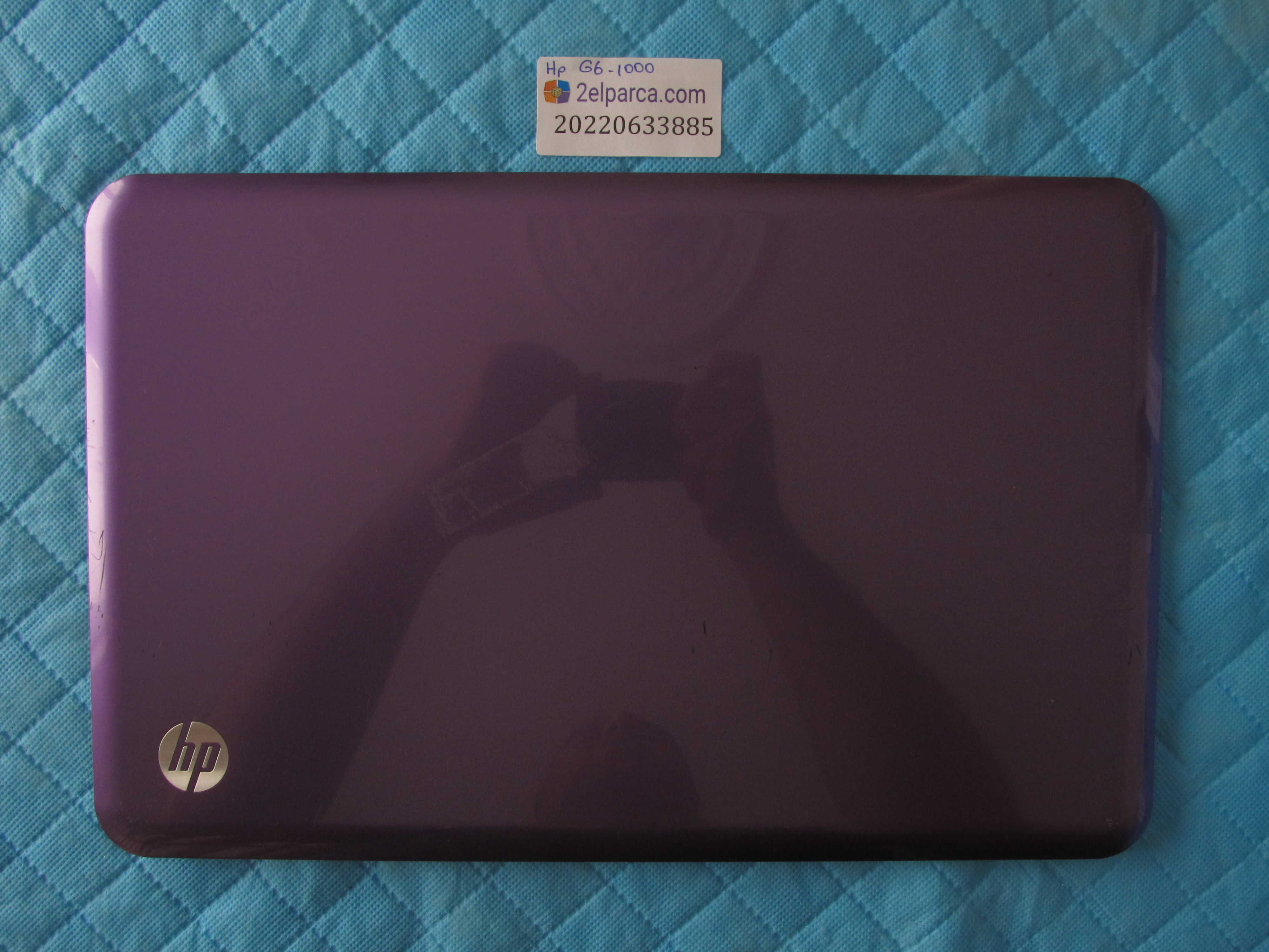 HP Hp g6 1000 ekran arka kapak lcd back cover (1-2 vida yeri tamirli) küçük görsel 2