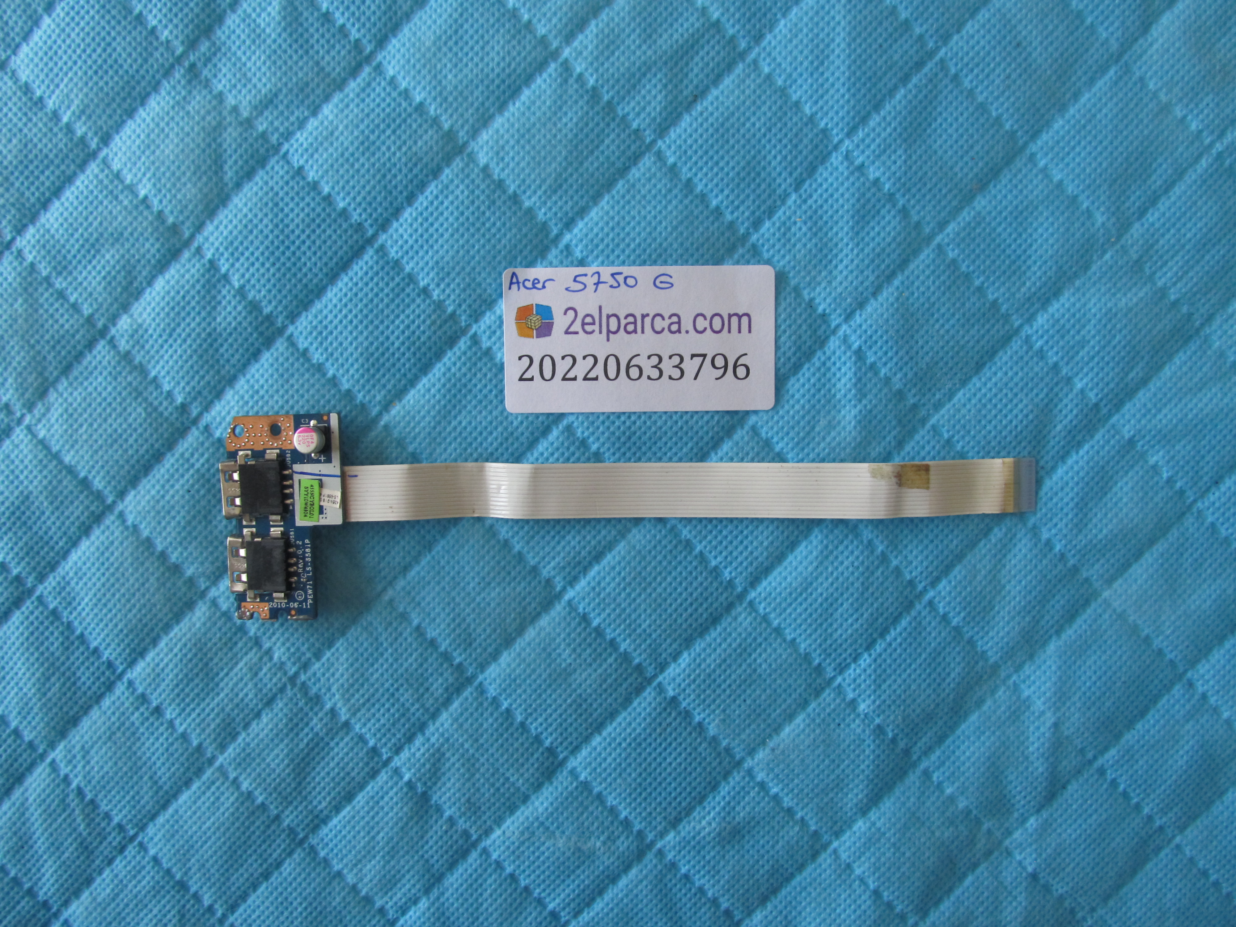 ACER Acer 5750g usb kart flex dahil orjinal ürün küçük görsel 2